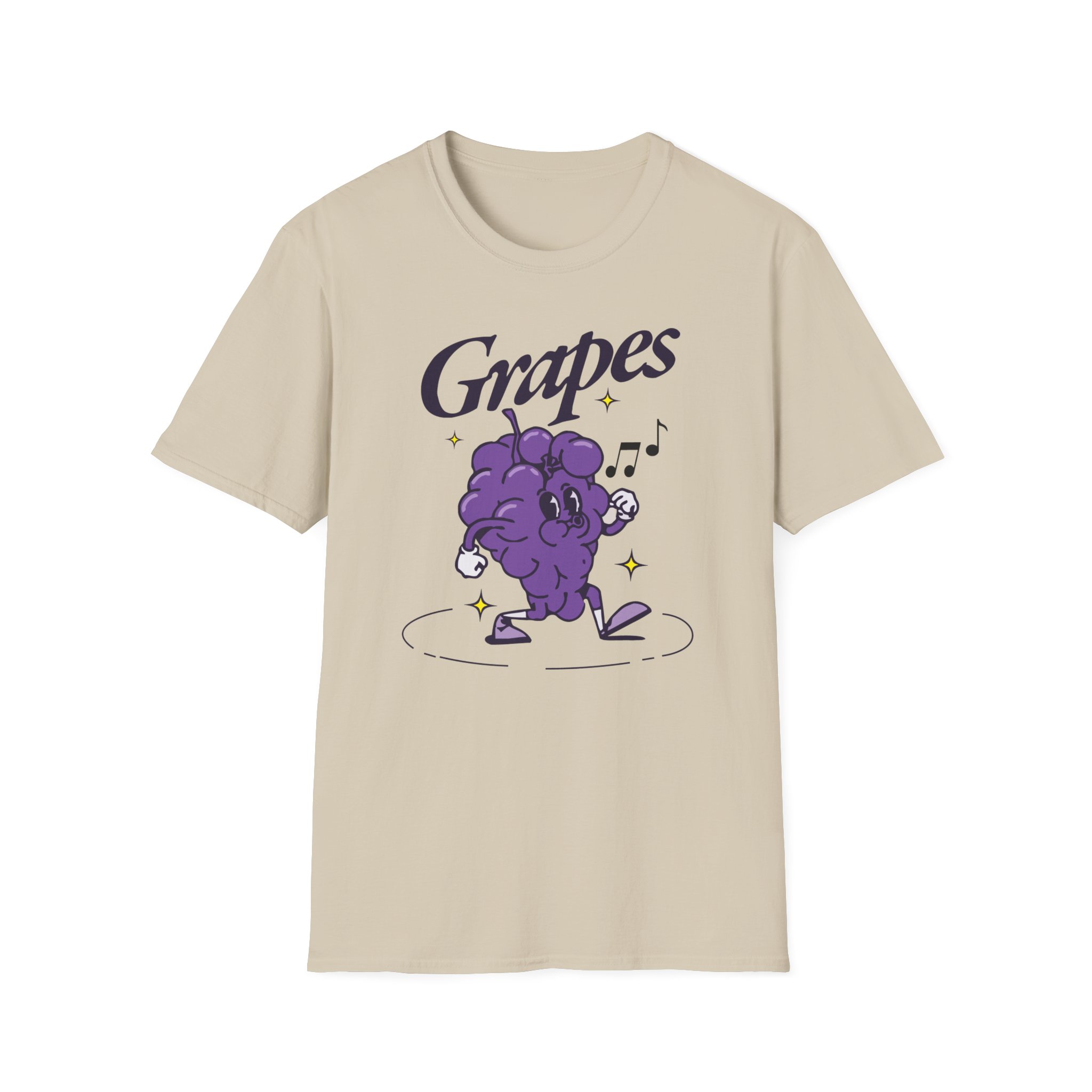 James Marriott Grapes Natural Unisex Softstyle T-Shirt