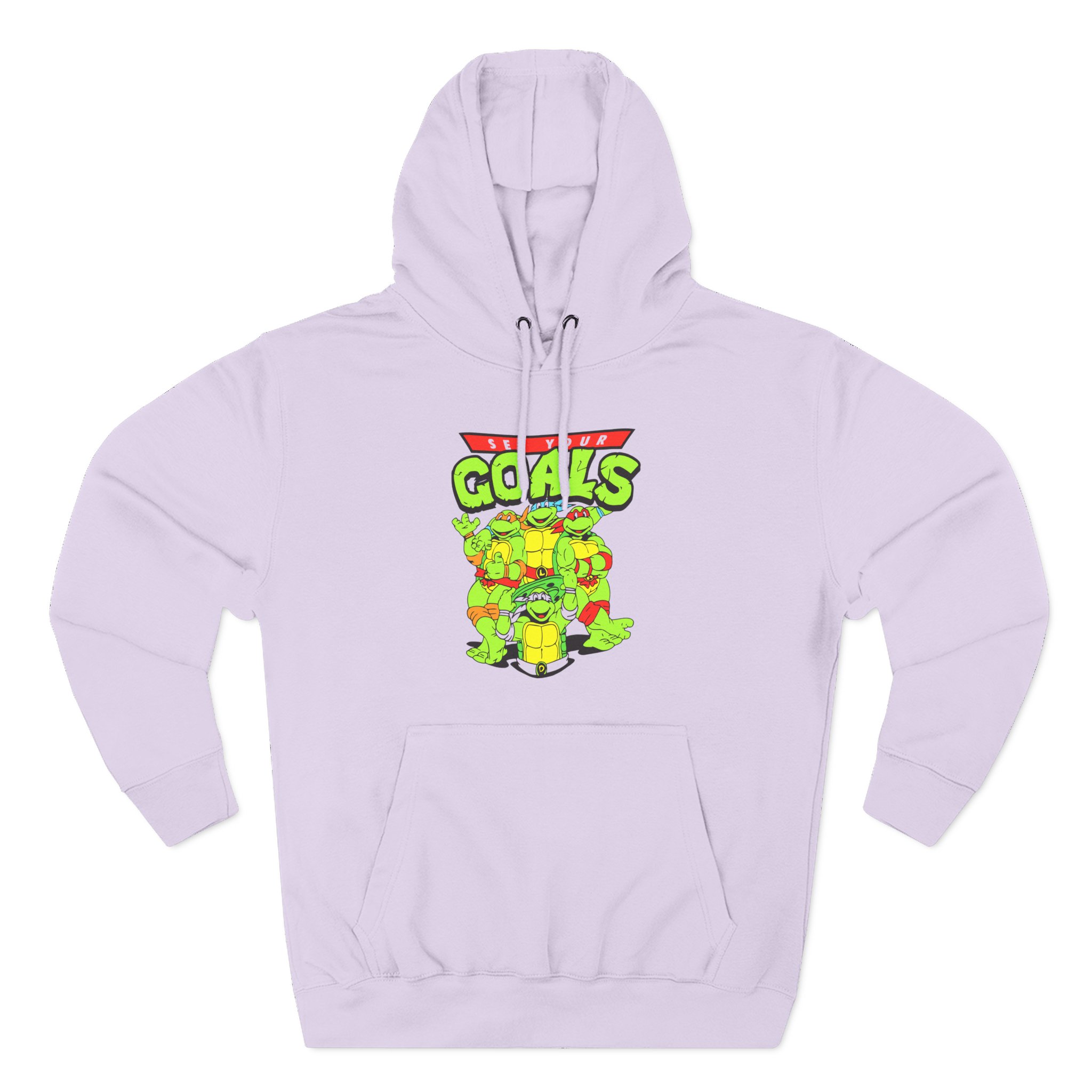 Set Your Goals Ninja Turtles Three-Panel Fleece Hoodie