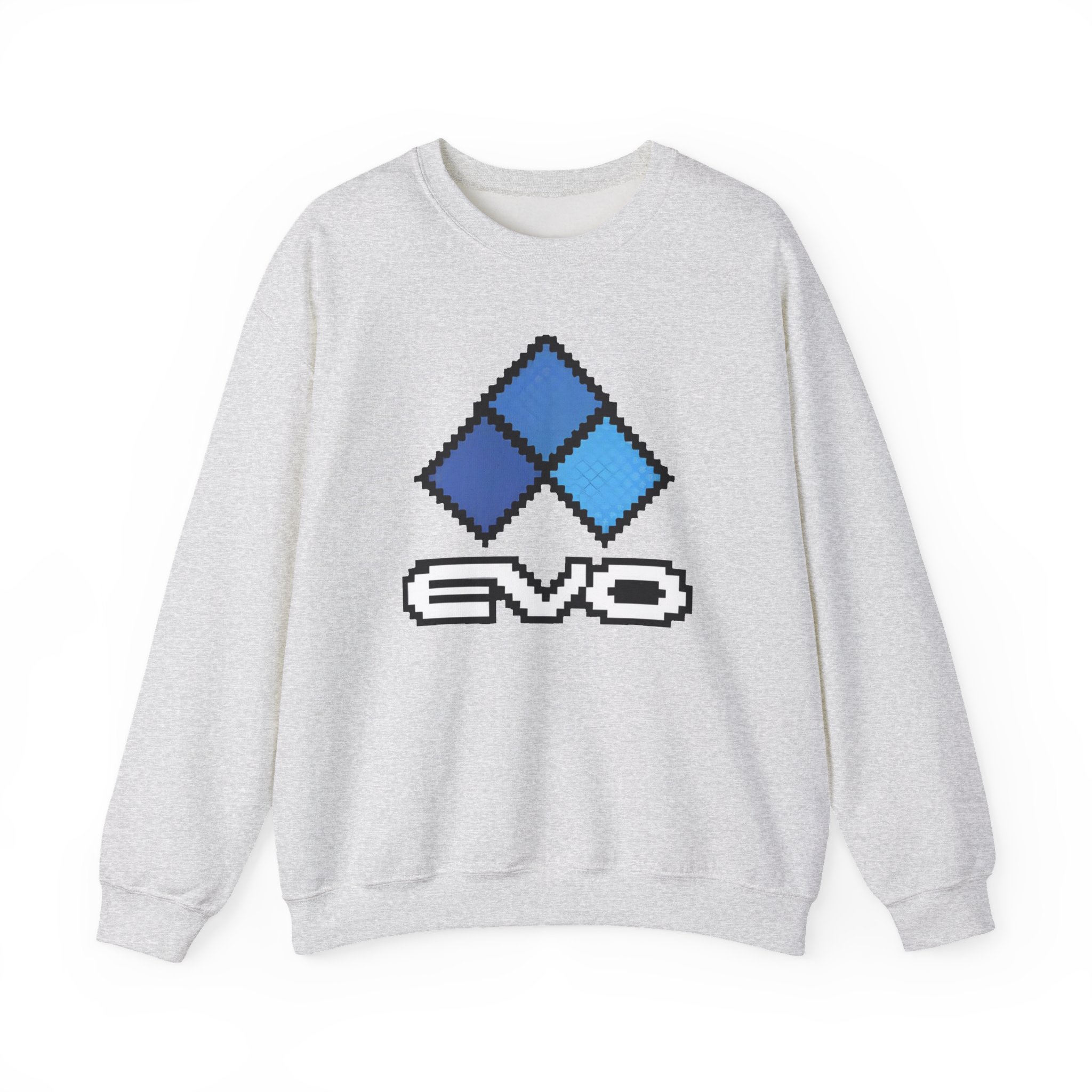 Evo 8 Bit Logo Returns Unisex Heavy Blendâ„¢ Crewneck Sweatshirt