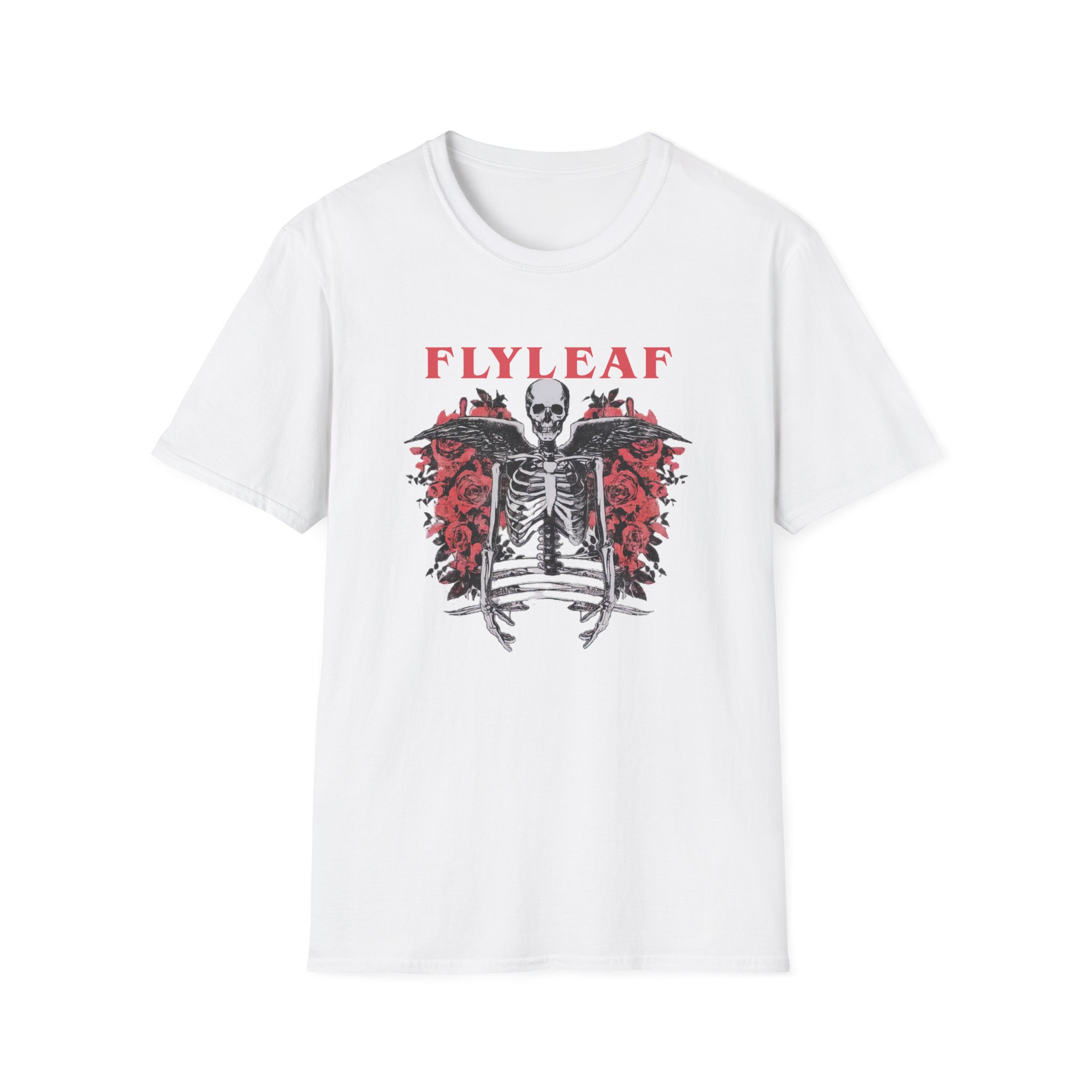 Flyleaf Skeleton Angel Unisex Softstyle T-Shirt