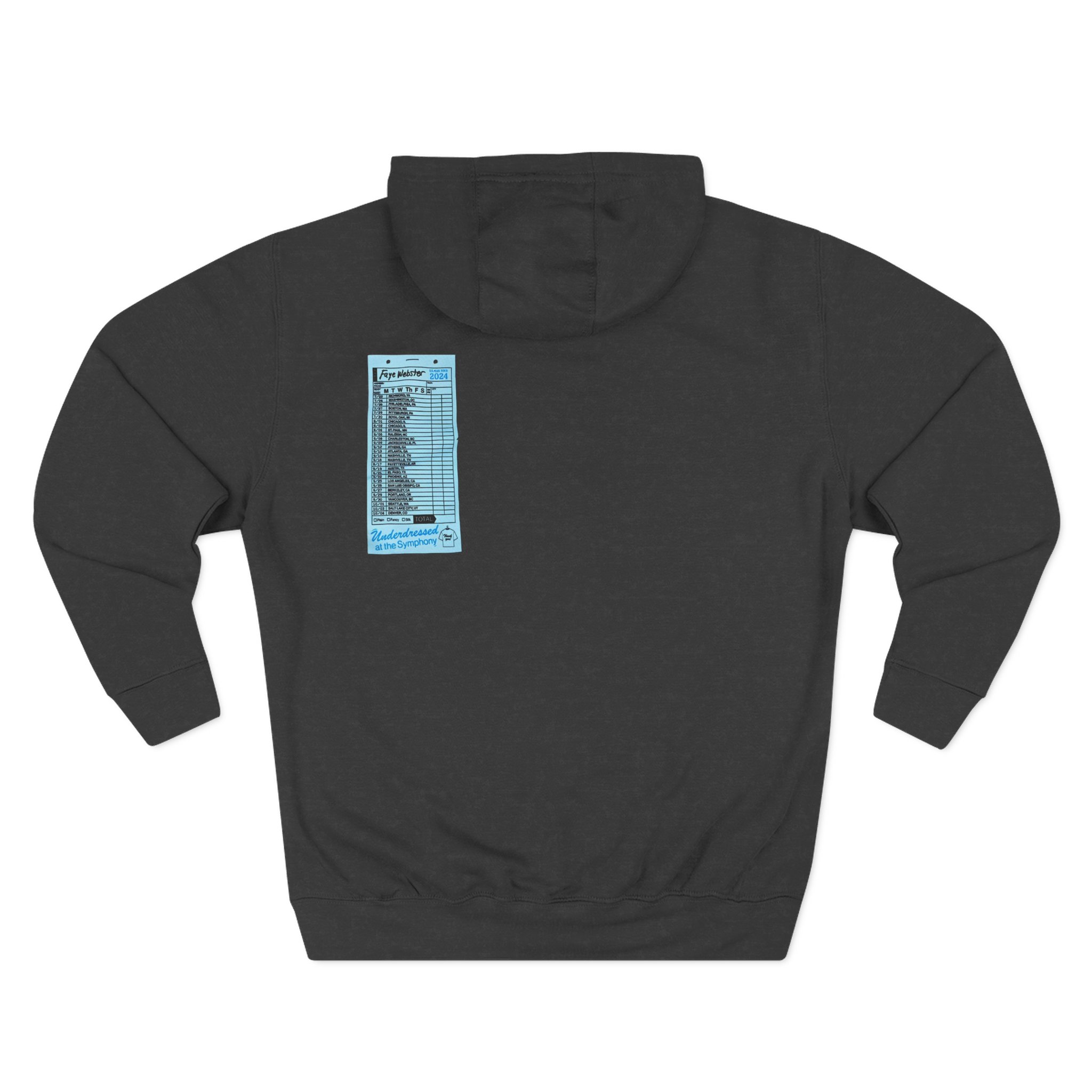 Faye Webster Underdressed at the Symphony 2024 Tour Three-Panel Fleece Hoodie