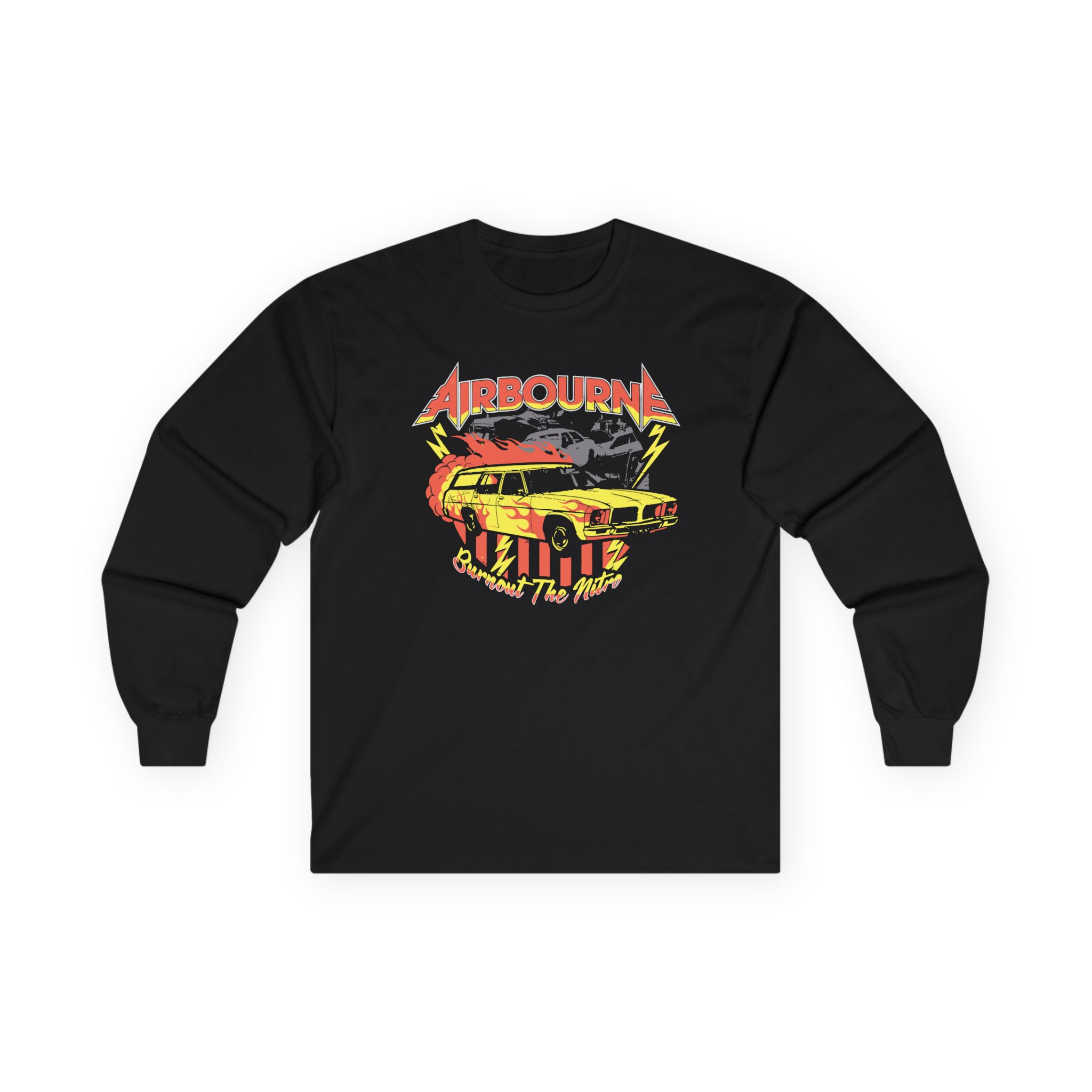 Airbourne Burnout the Nitro Unisex Ultra Cotton Long Sleeve Tee