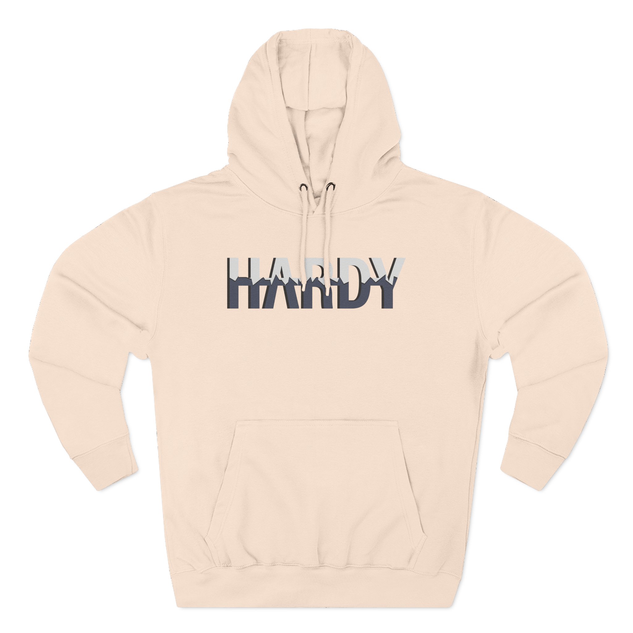 Hardy Three-Panel Fleece Hoodie