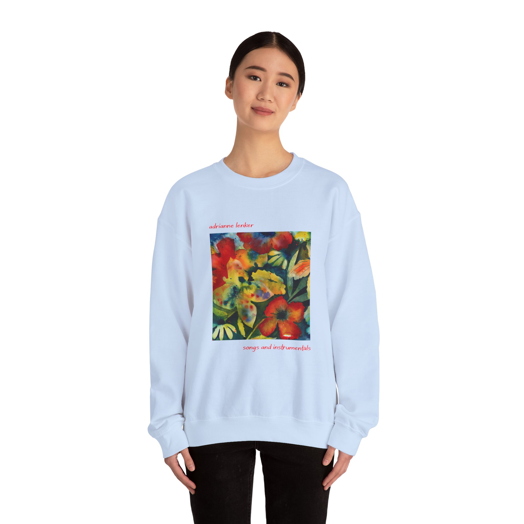 Adrianne Lenker Songs and Instrumentals Unisex Heavy Blend Crewneck Sweatshirt