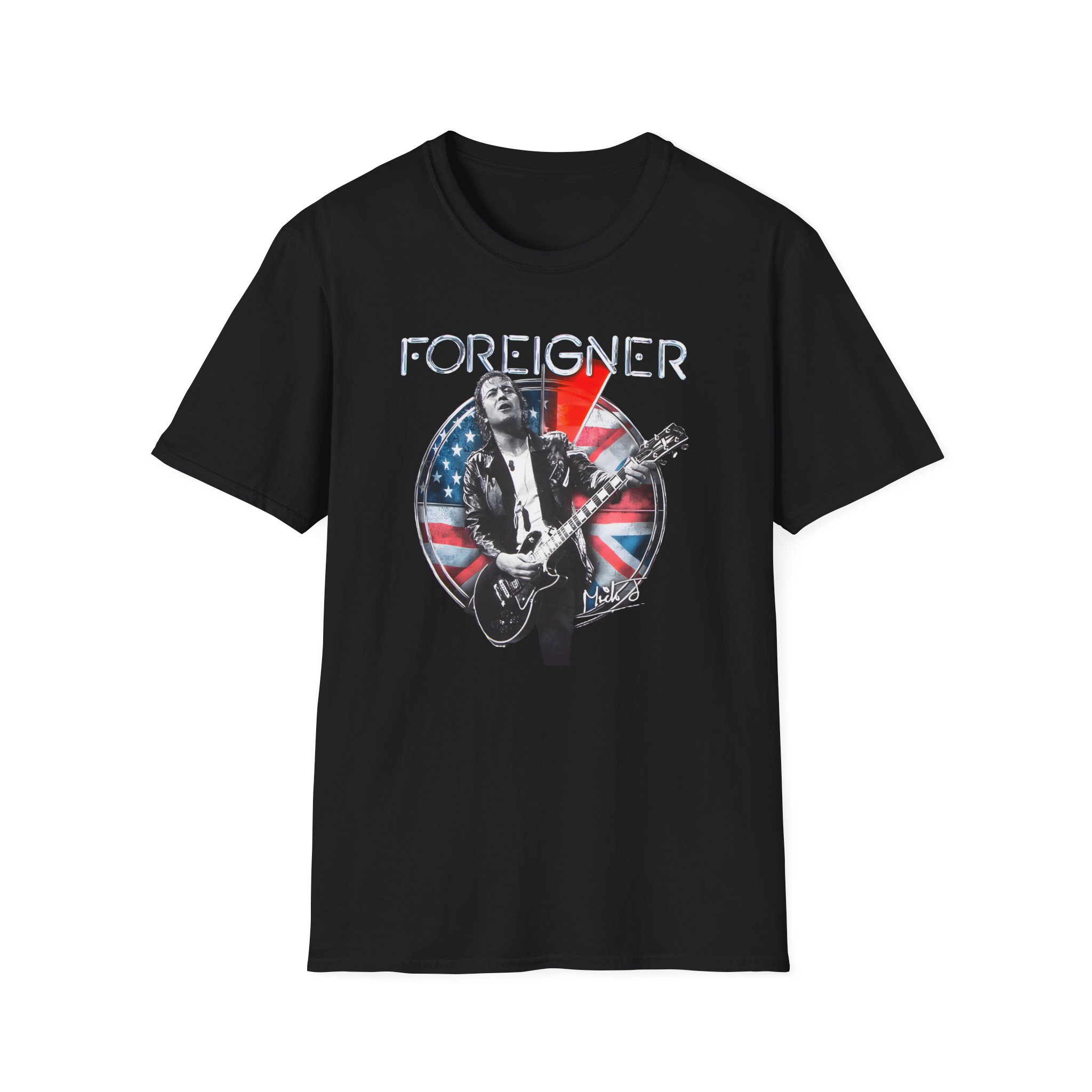 Foreigner Mick Jones Unisex Softstyle T-Shirt