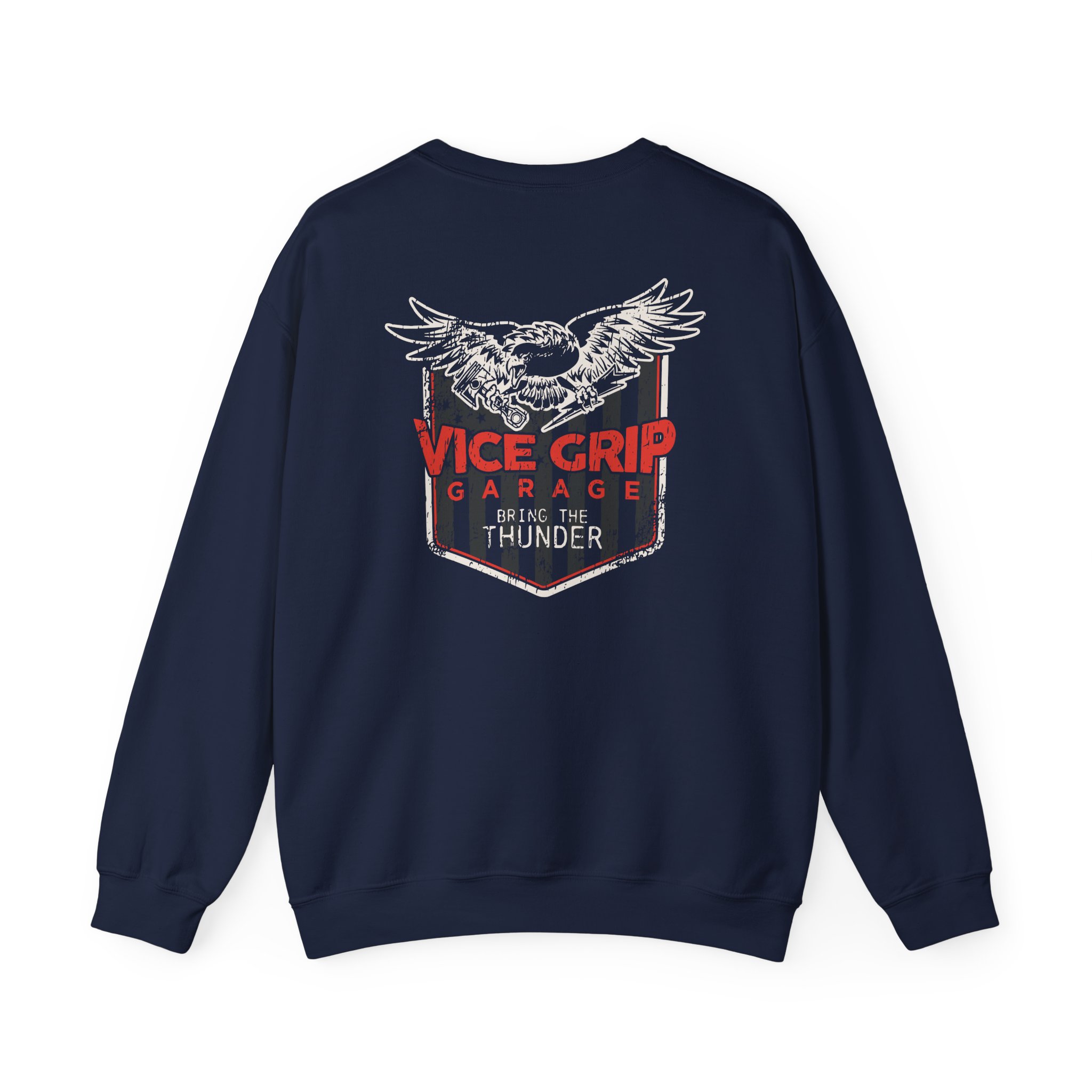 Vicegripgarage Bring the Thunder Shop Unisex Heavy Blendâ„¢ Crewneck Sweatshirt