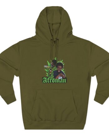 Afroman version 3 Three-Panel Fleece Hoodie