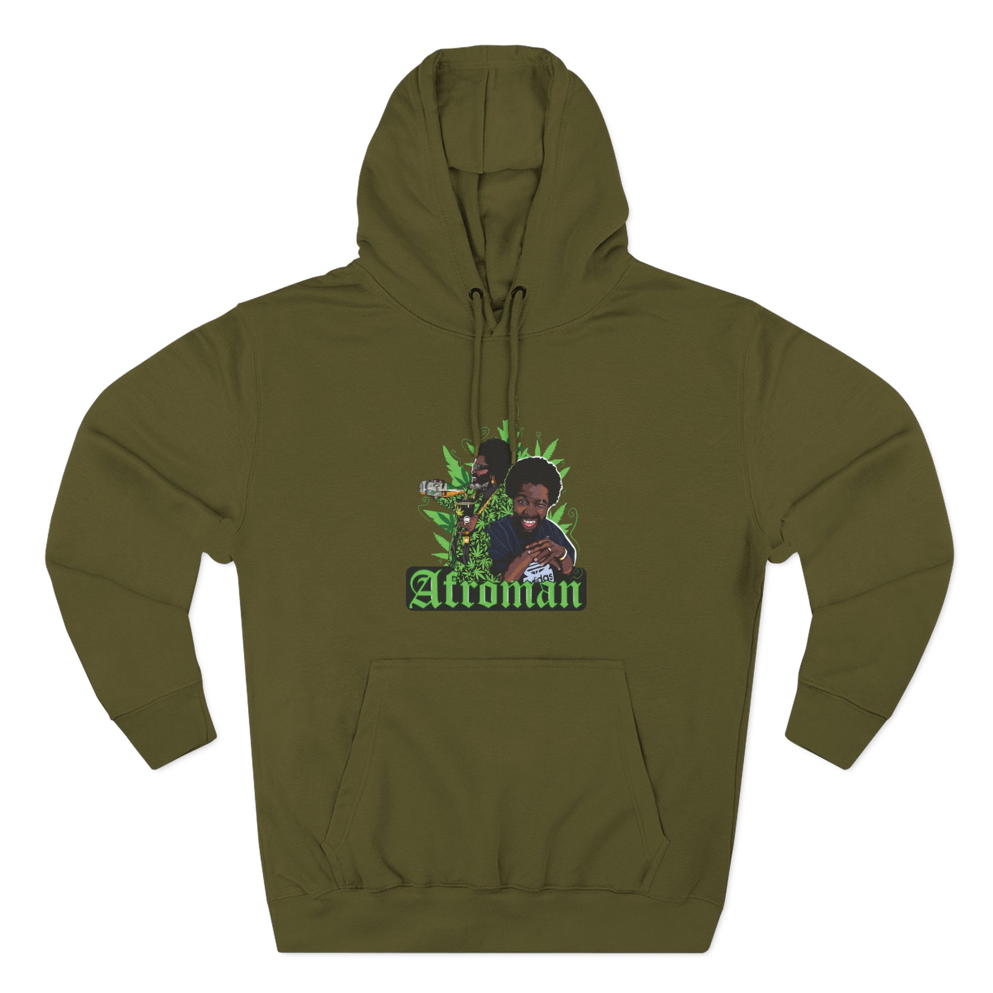 Afroman version 3 Three-Panel Fleece Hoodie