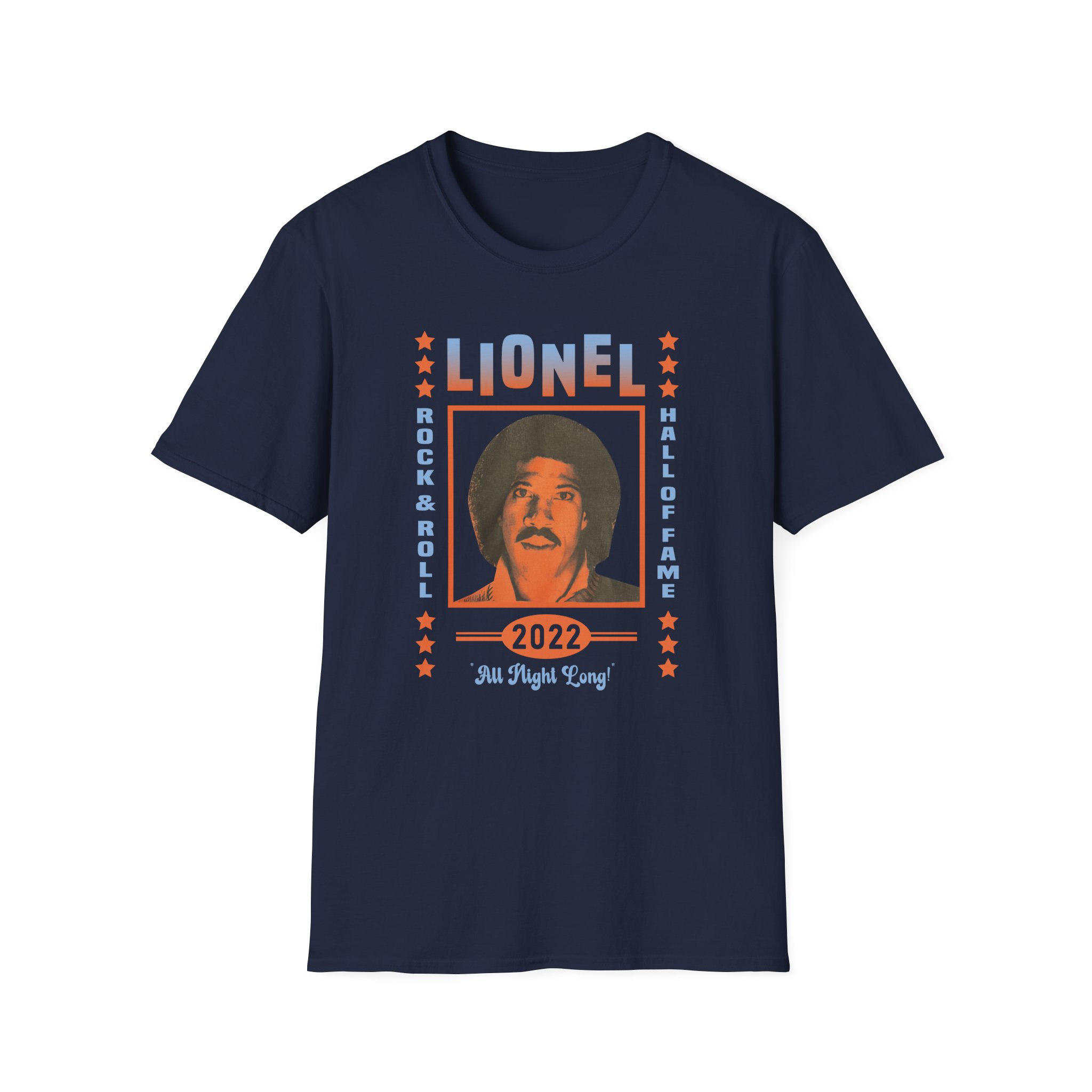 Lionel Richie Rock and Roll Hall of Fame All Night Unisex Softstyle T-Shirt