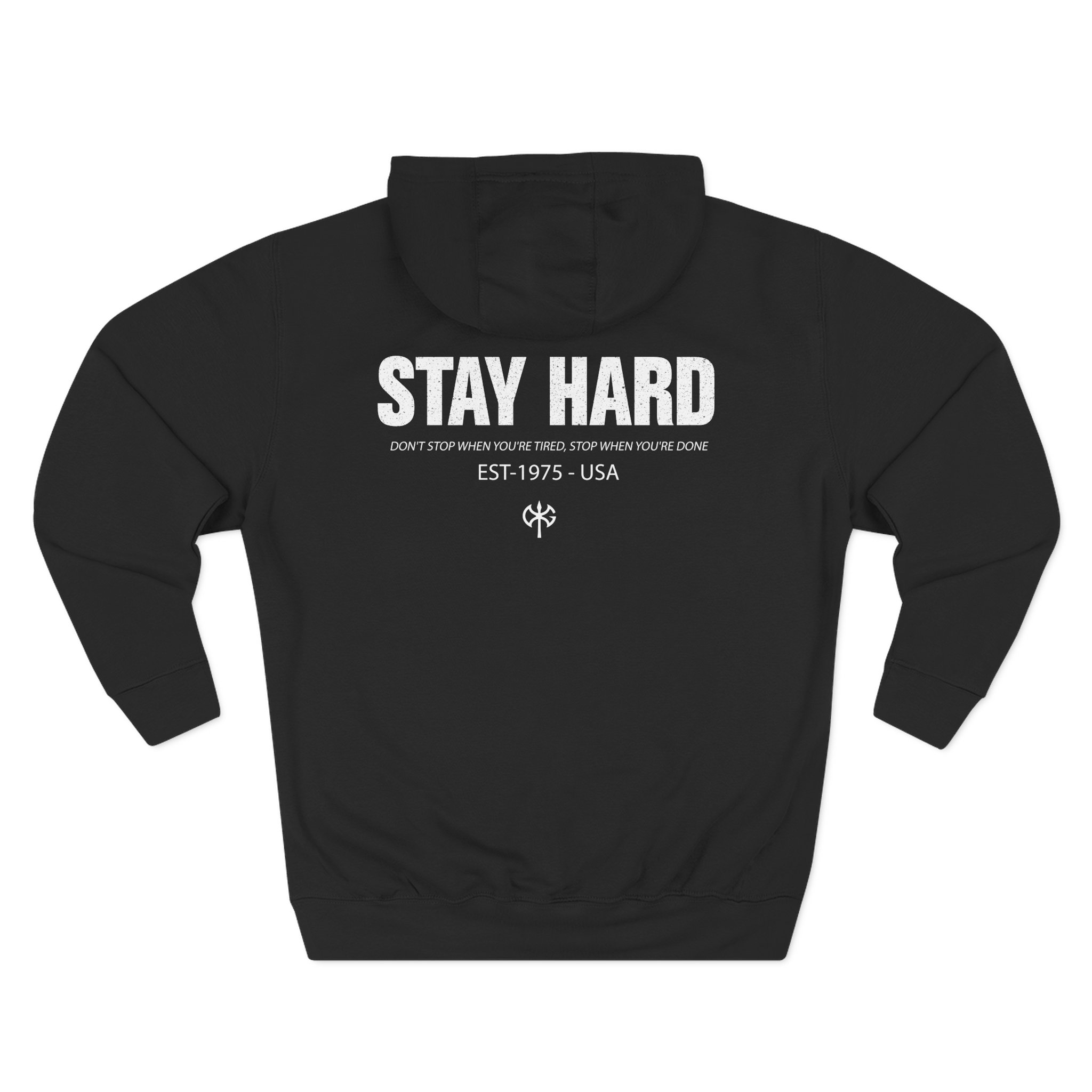 David Goggins Stay Hard Three-Panel Fleece Hoodie