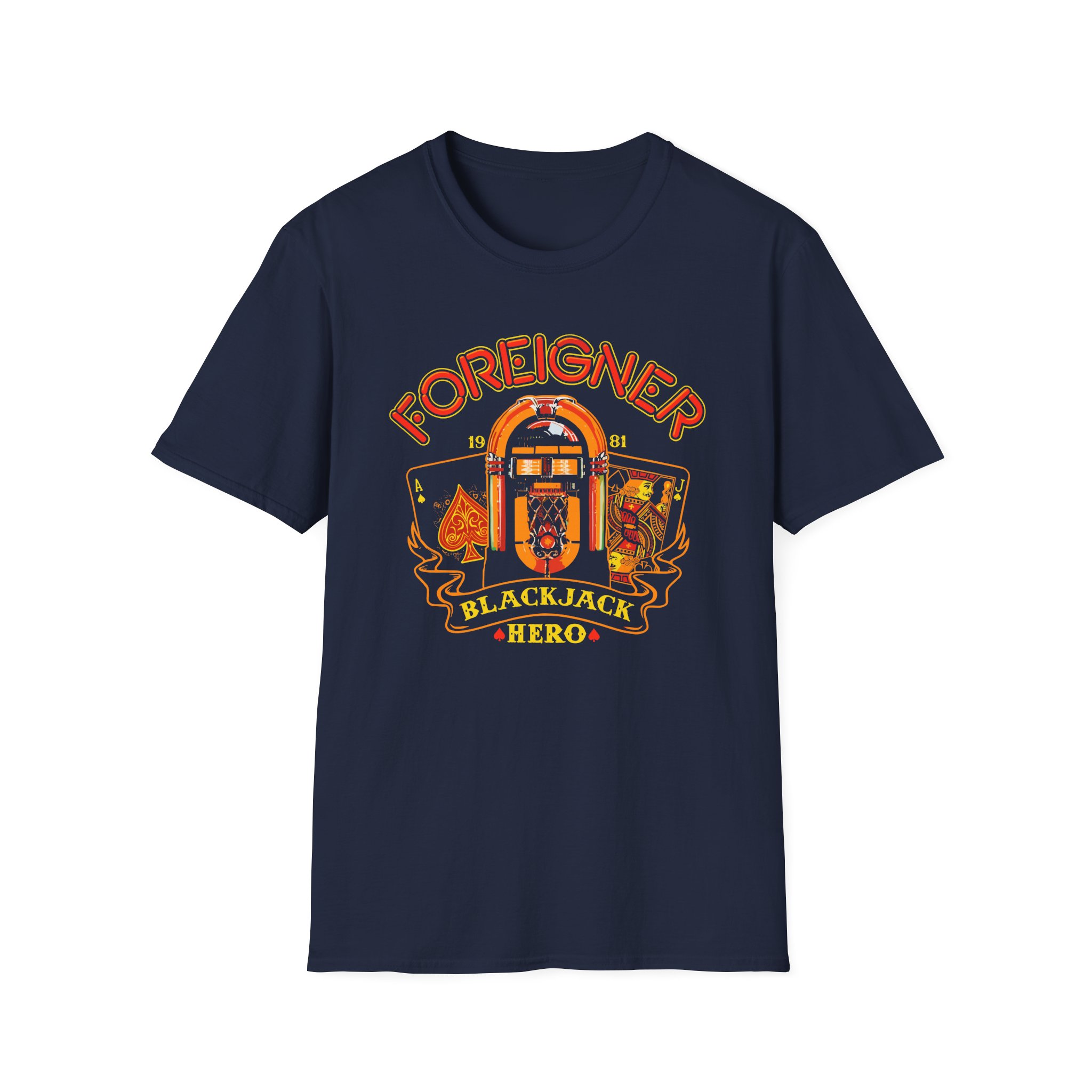 Foreigner Jack Hero Unisex Softstyle T-Shirt