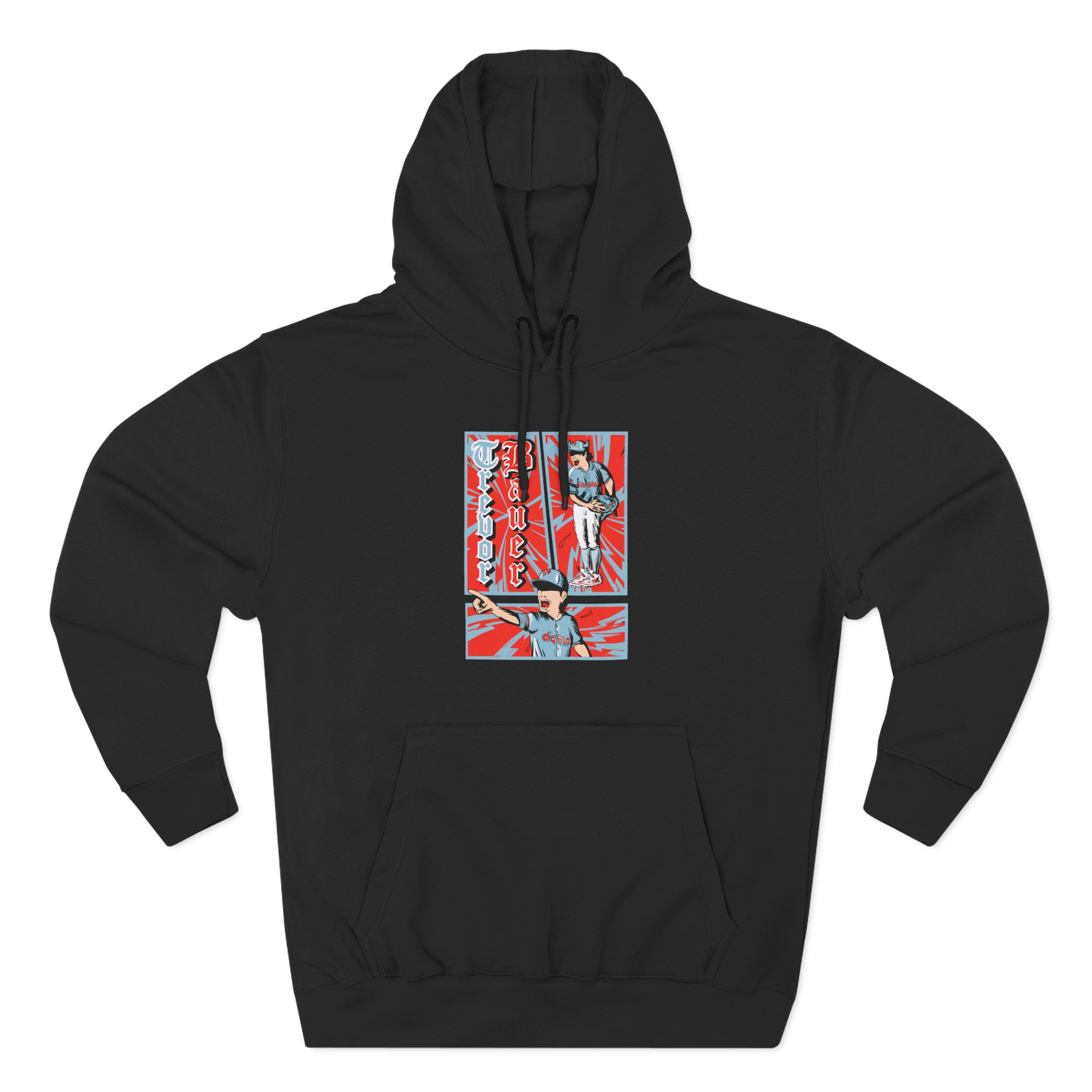 Trevor Bauer Diablo's Comic Strip Three-Panel Fleece Hoodie