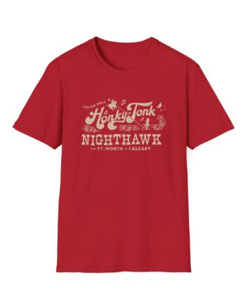 Colter Wall Honky-tonk Nighthawk Unisex Softstyle T-Shirt