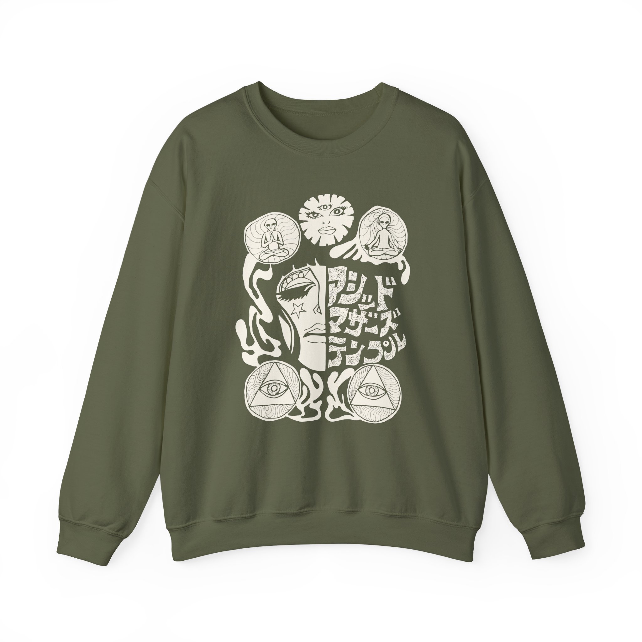 Acid Mothers Temple Unisex Heavy Blendâ„¢ Crewneck Sweatshirt