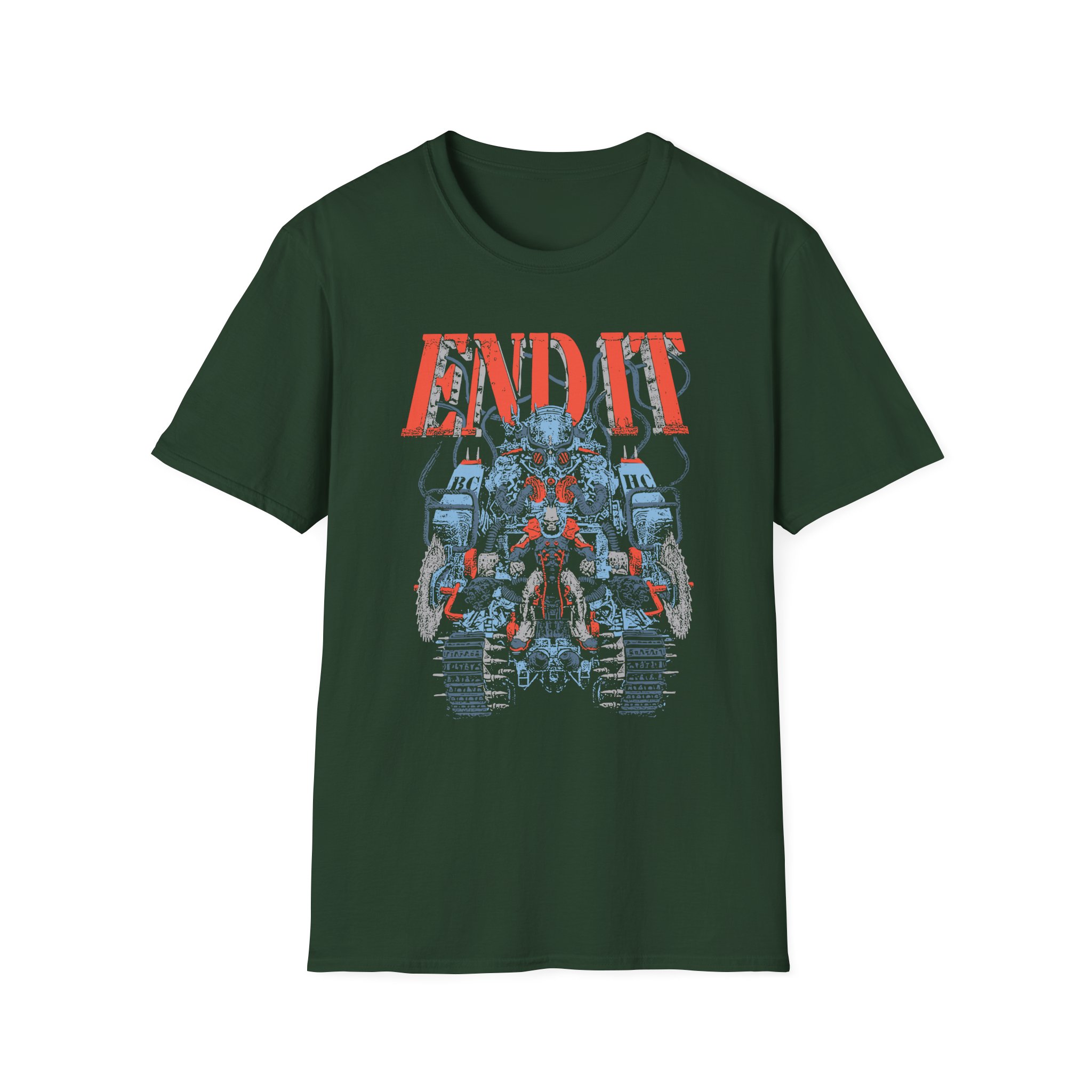 End It Mech Unisex Softstyle T-Shirt