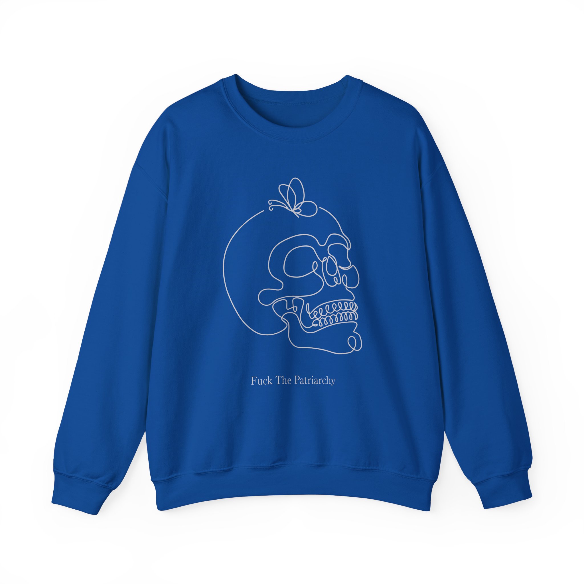 Qtcinderella Fuck the Patriarchy Unisex Heavy Blendâ„¢ Crewneck Sweatshirt