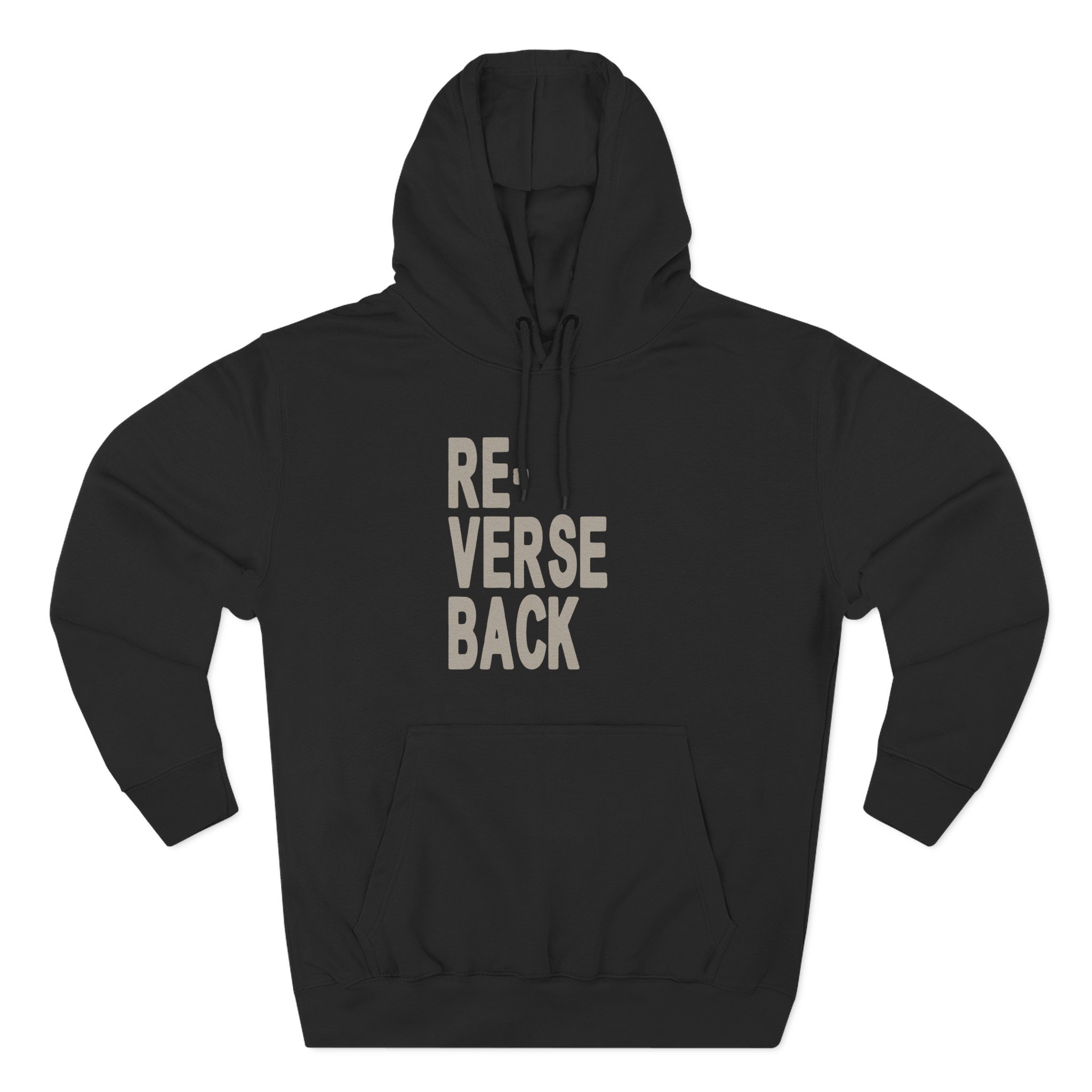 Armchair Expert Reverse Back Three-Panel Fleece Hoodie