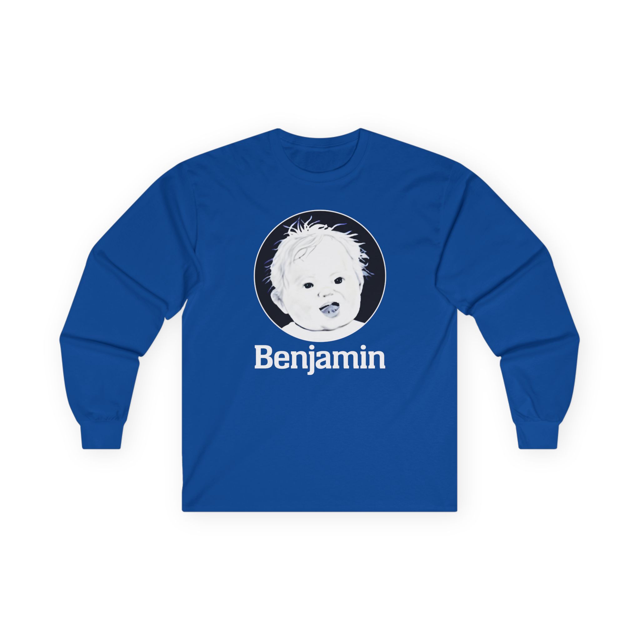 Garrett Watts Baby Benjamin Unisex Ultra Cotton Long Sleeve Tee