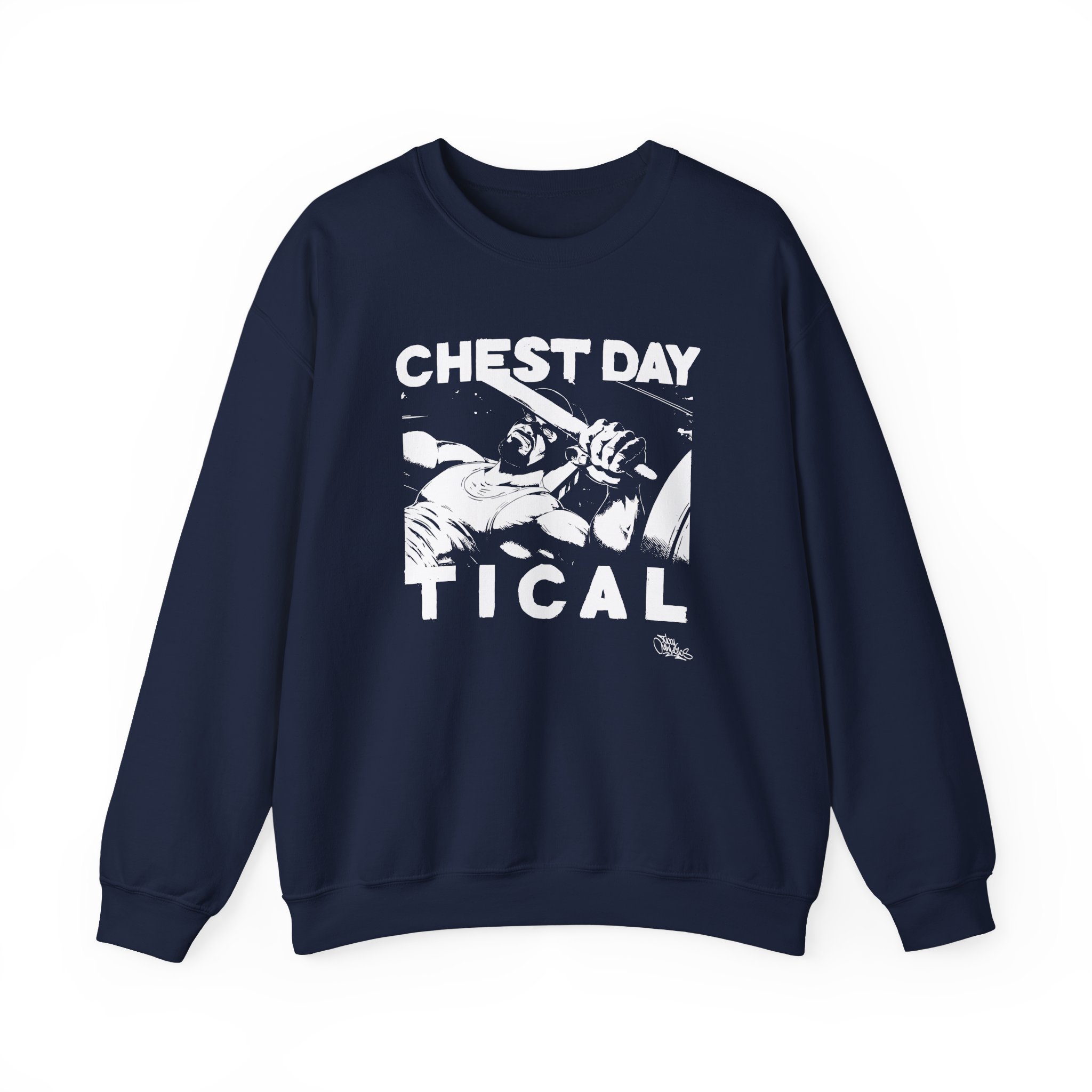 Method Man Chest Day Unisex Heavy Blendâ„¢ Crewneck Sweatshirt