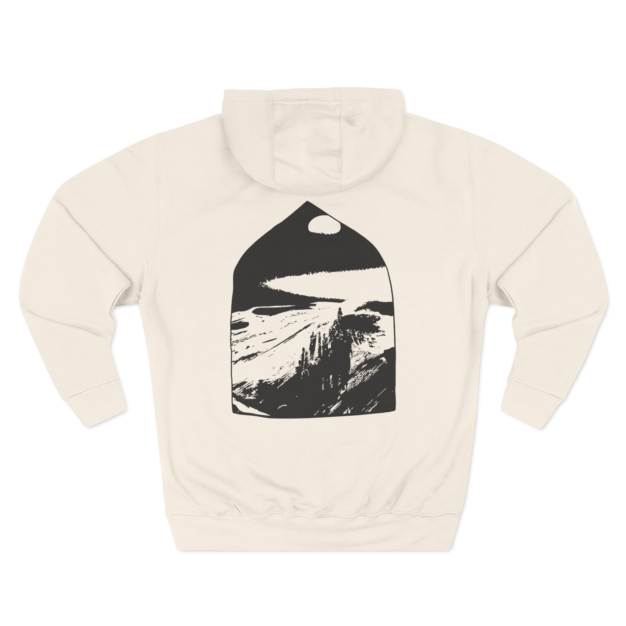 YM Three-Panel Fleece Hoodie