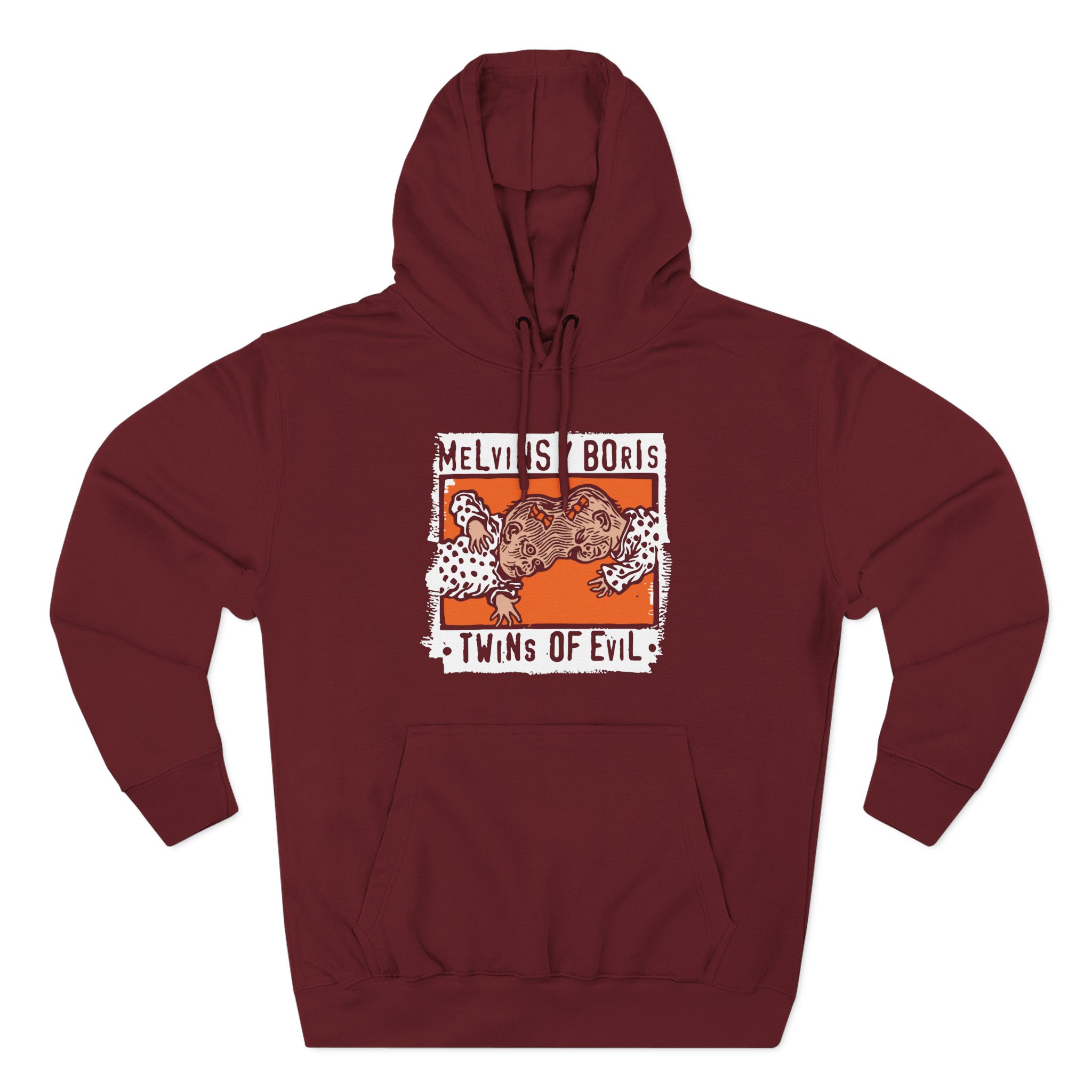 Melvins Twins of Evil Three-Panel Fleece Hoodie