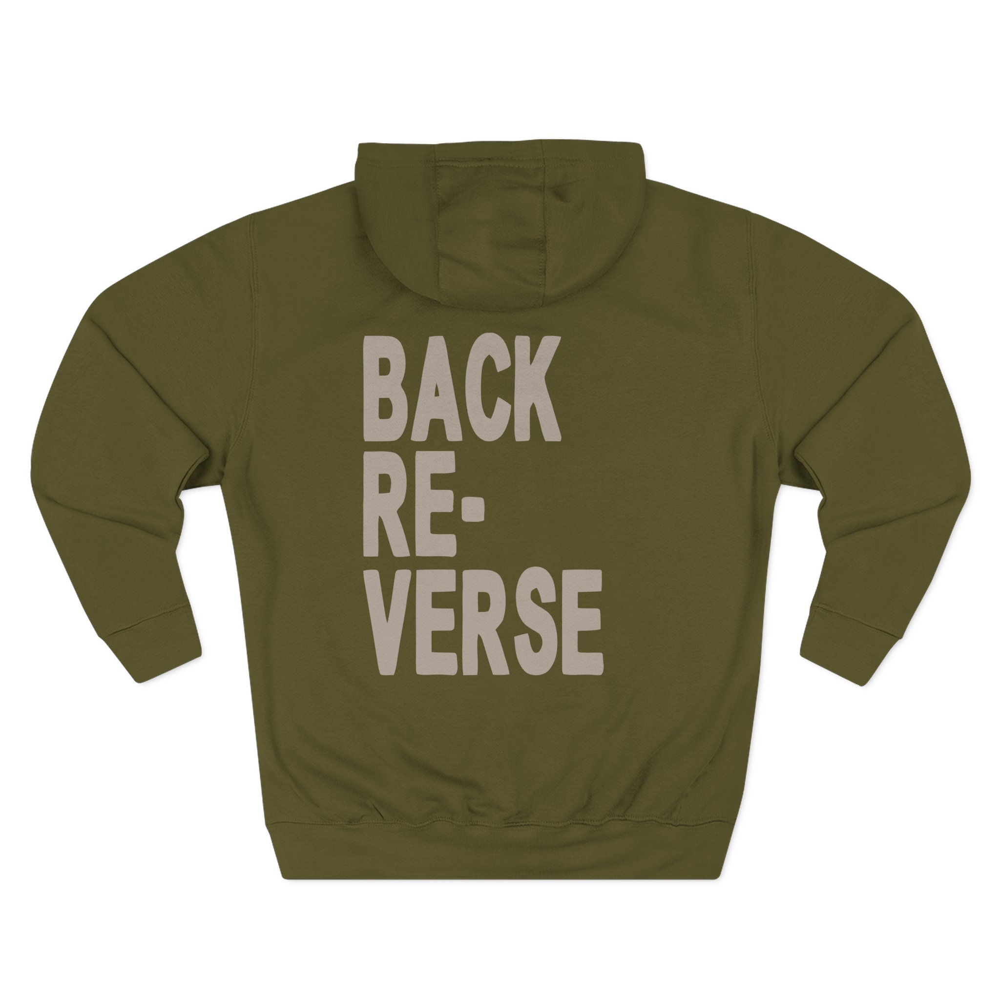 Armchair Expert Reverse Back Three-Panel Fleece Hoodie