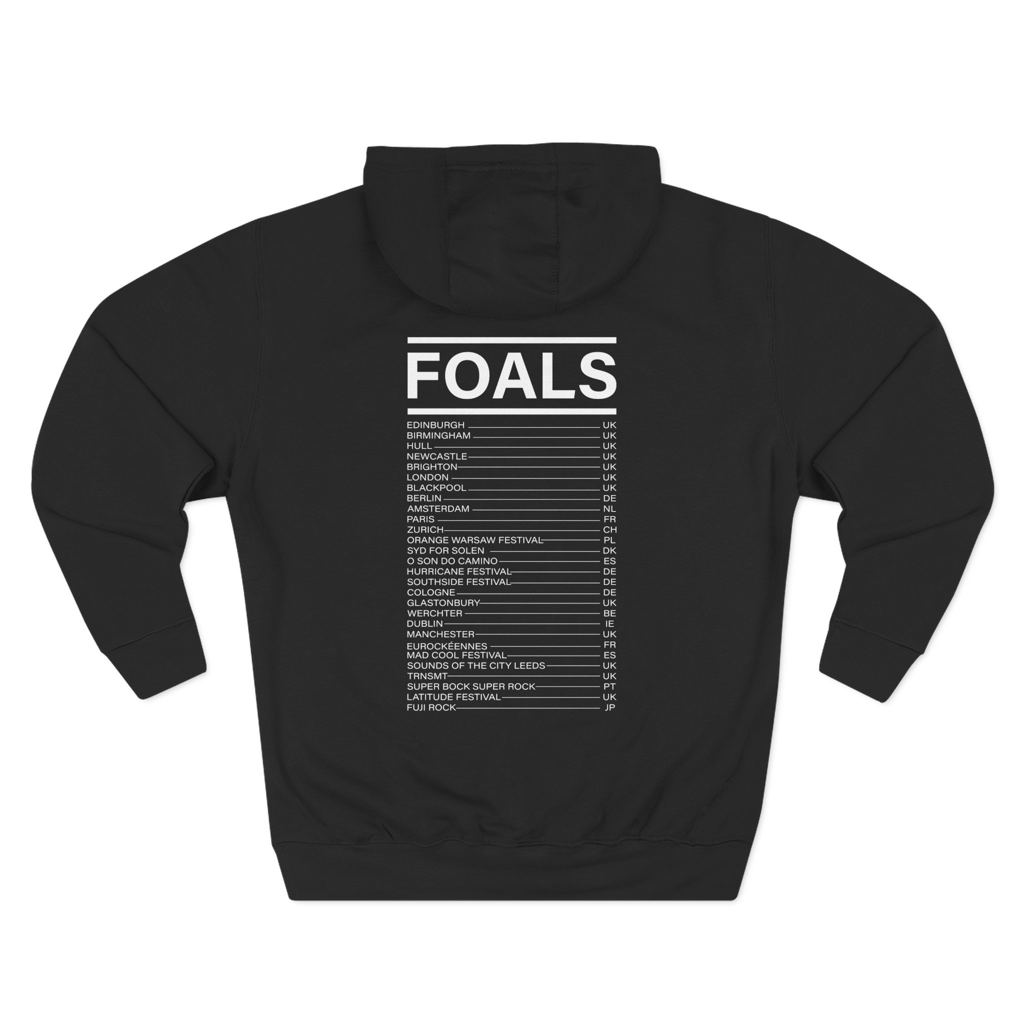Foals Red Rose Three-Panel Fleece Hoodie