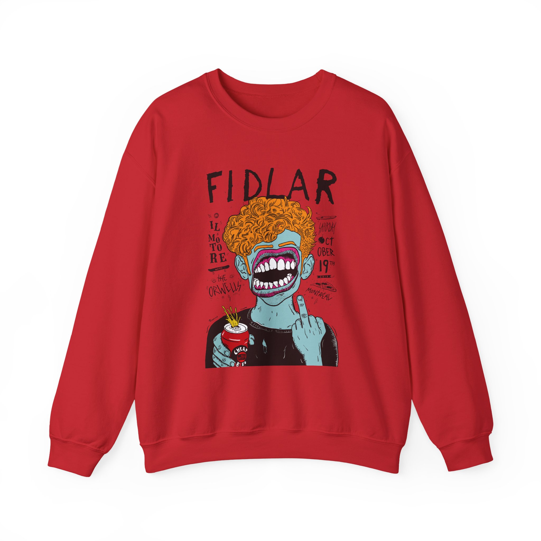 Fidlar Band Rock the Orwells Unisex Heavy Blendâ„¢ Crewneck Sweatshirt
