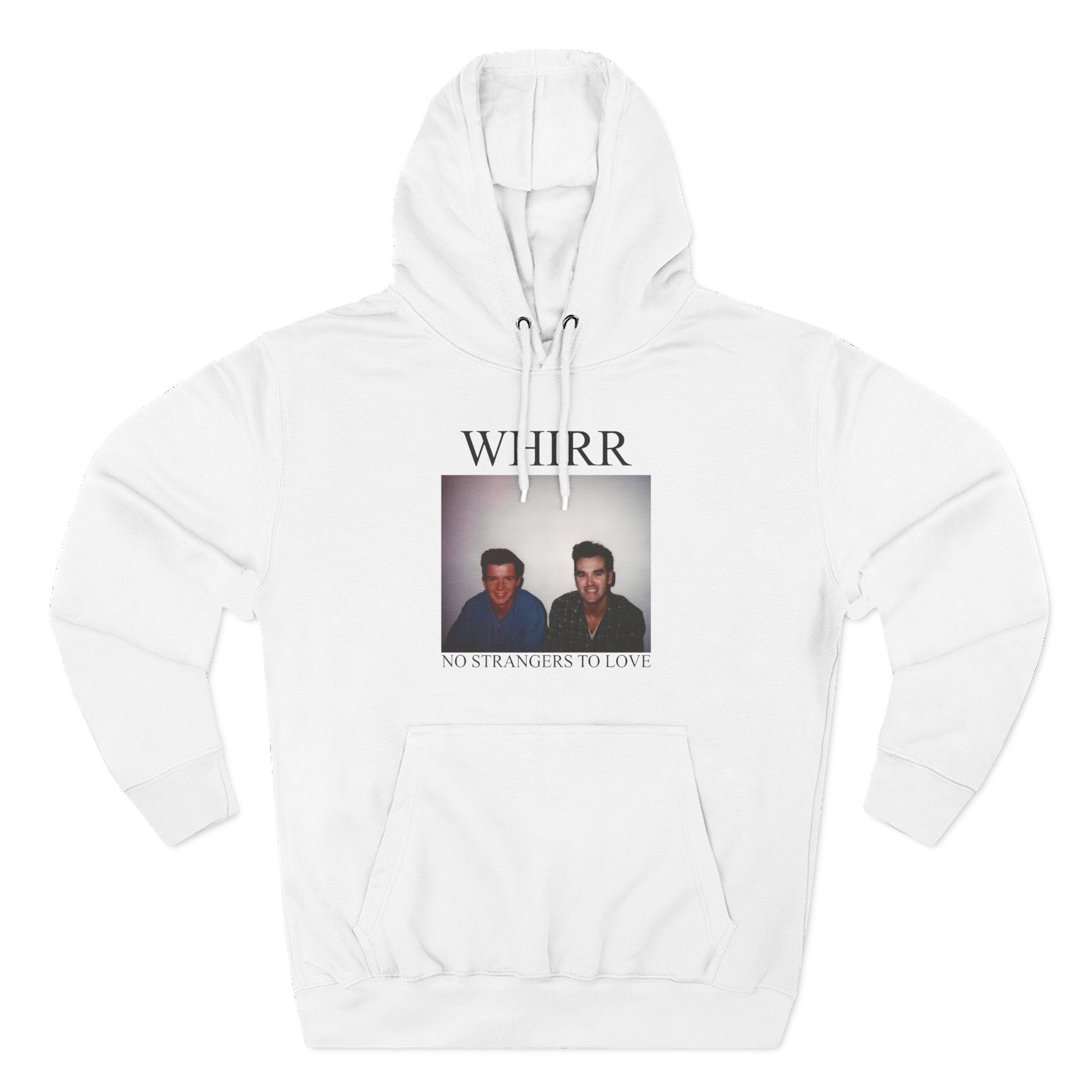Whirr No Strangers to Love Three-Panel Fleece Hoodie