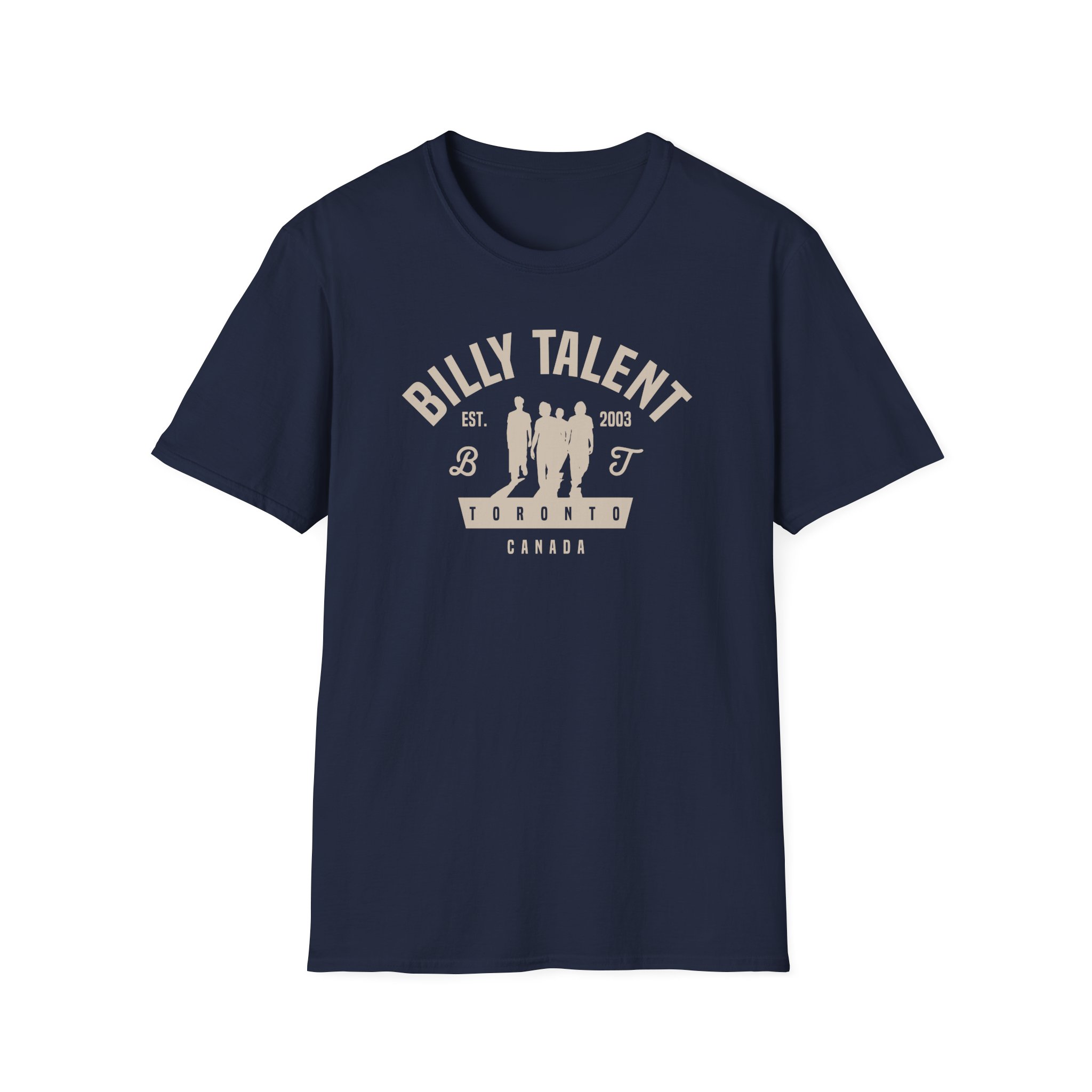 Billy Talent Band Silhouette Unisex Softstyle T-Shirt
