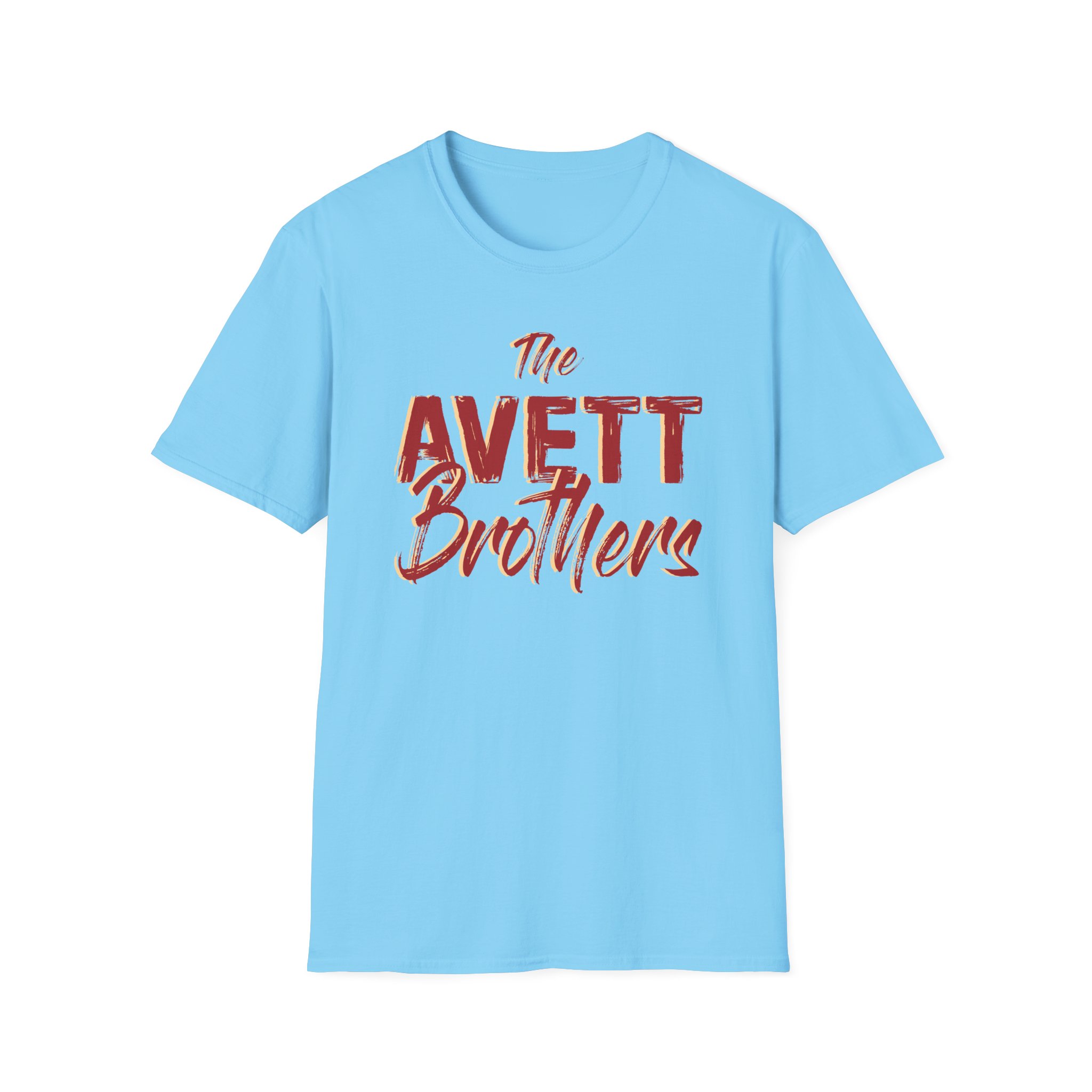 Avett Brothers Painted Sign Logo Unisex Softstyle T-Shirt