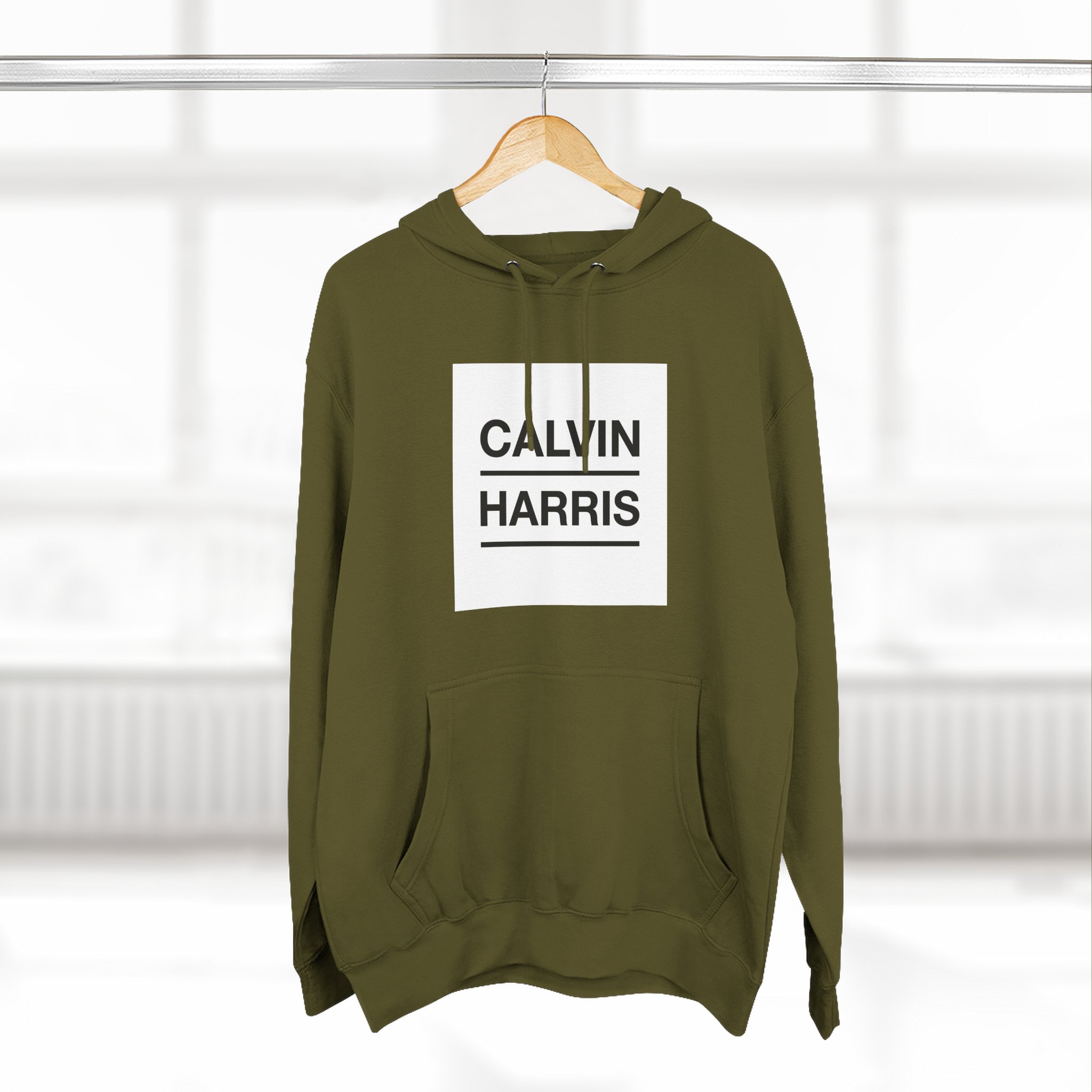 Calvin Harris Three-Panel Fleece Hoodie