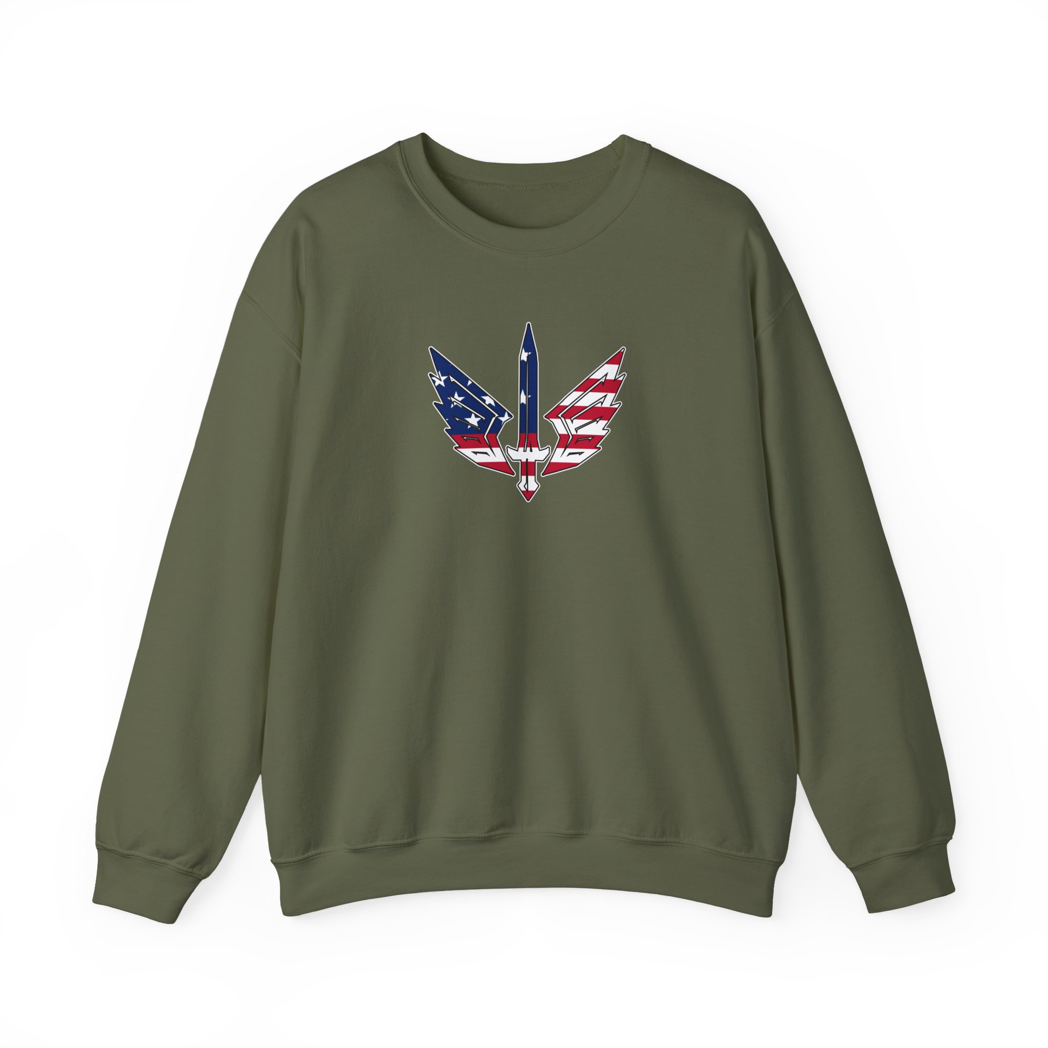 St. Louis Battlehawks 108 Stitches Patriotic Unisex Heavy Blendâ„¢ Crewneck Sweatshirt