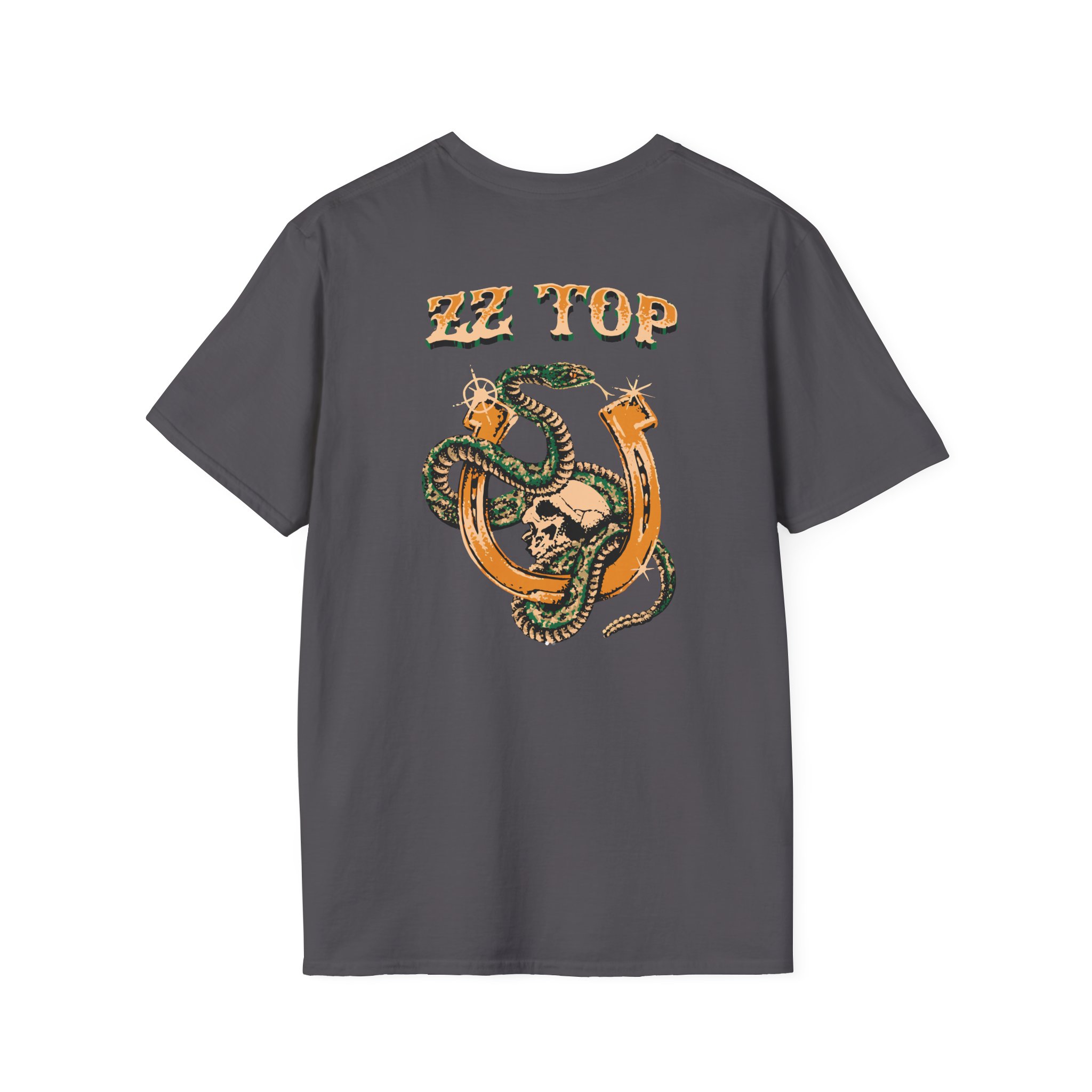 ZZ Top Snake Skull Unisex Softstyle T-Shirt