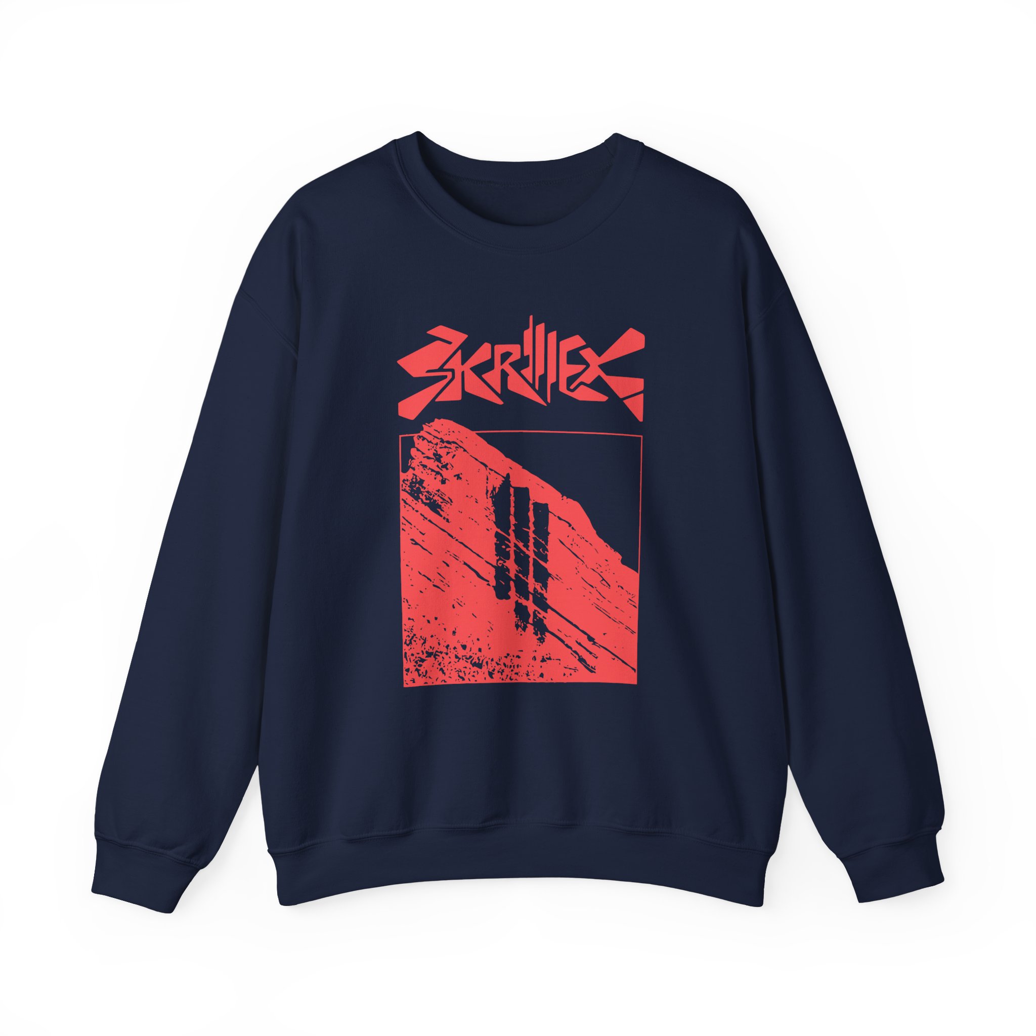 Skrillex EDM Unisex Heavy Blendâ„¢ Crewneck Sweatshirt