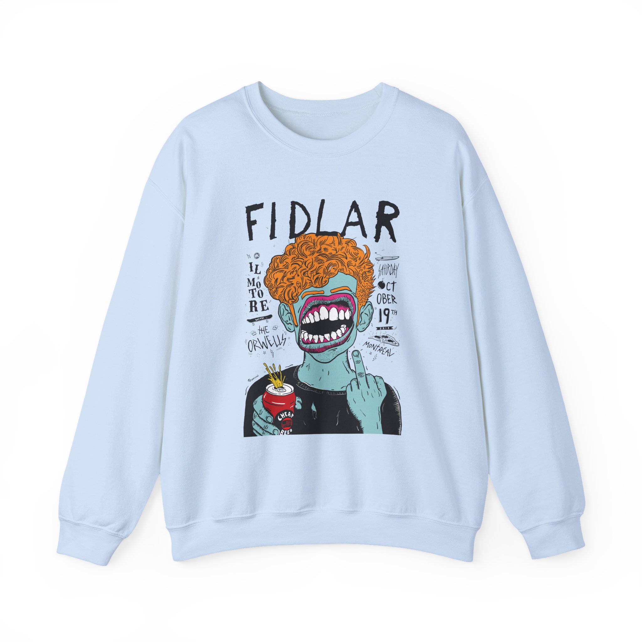 Fidlar Band Rock the Orwells Unisex Heavy Blendâ„¢ Crewneck Sweatshirt