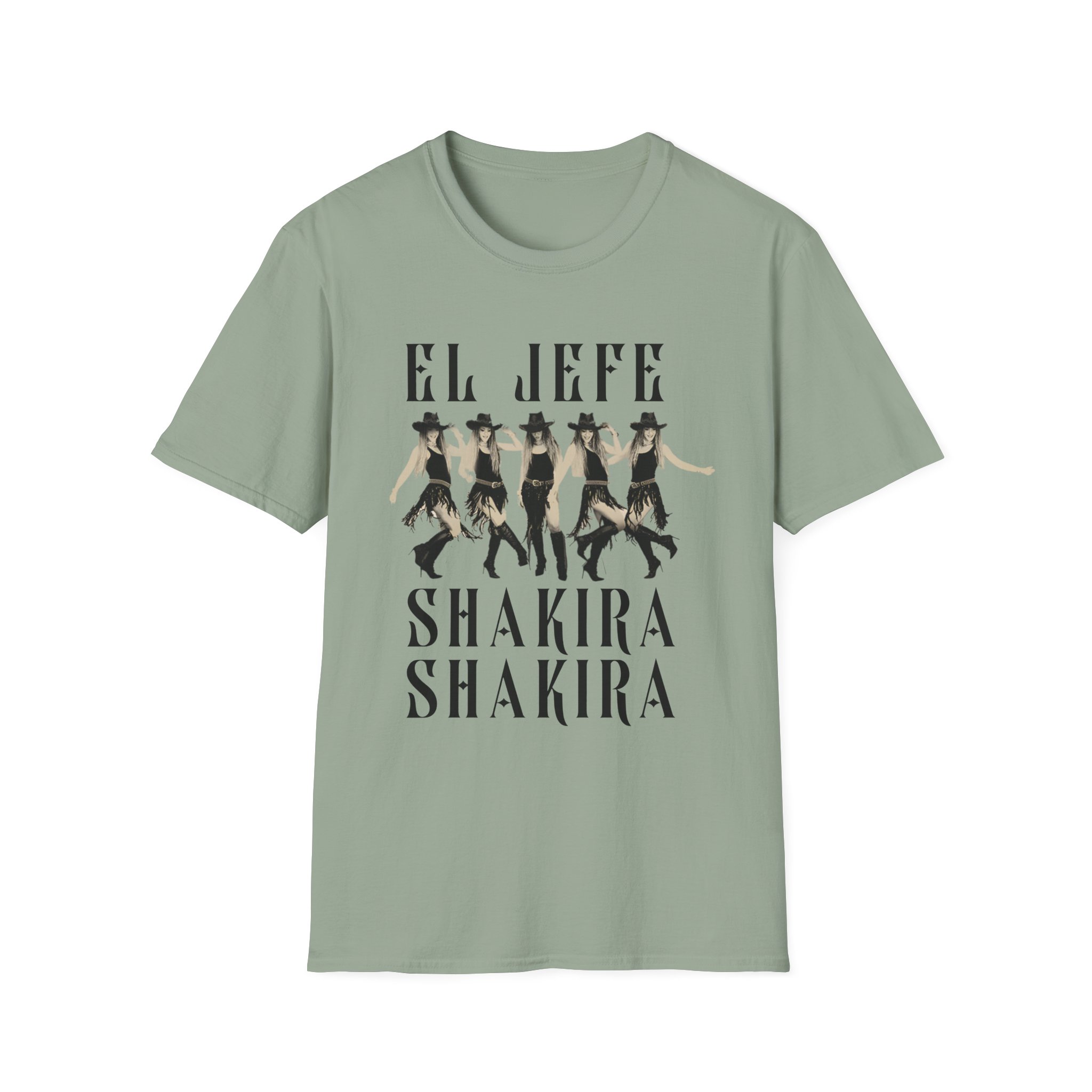 Shakira El Jefe Dancer Unisex Softstyle T-Shirt