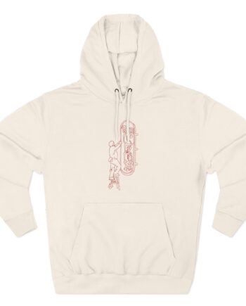 Djo The Crux Sign Ringer Three-Panel Fleece Hoodie