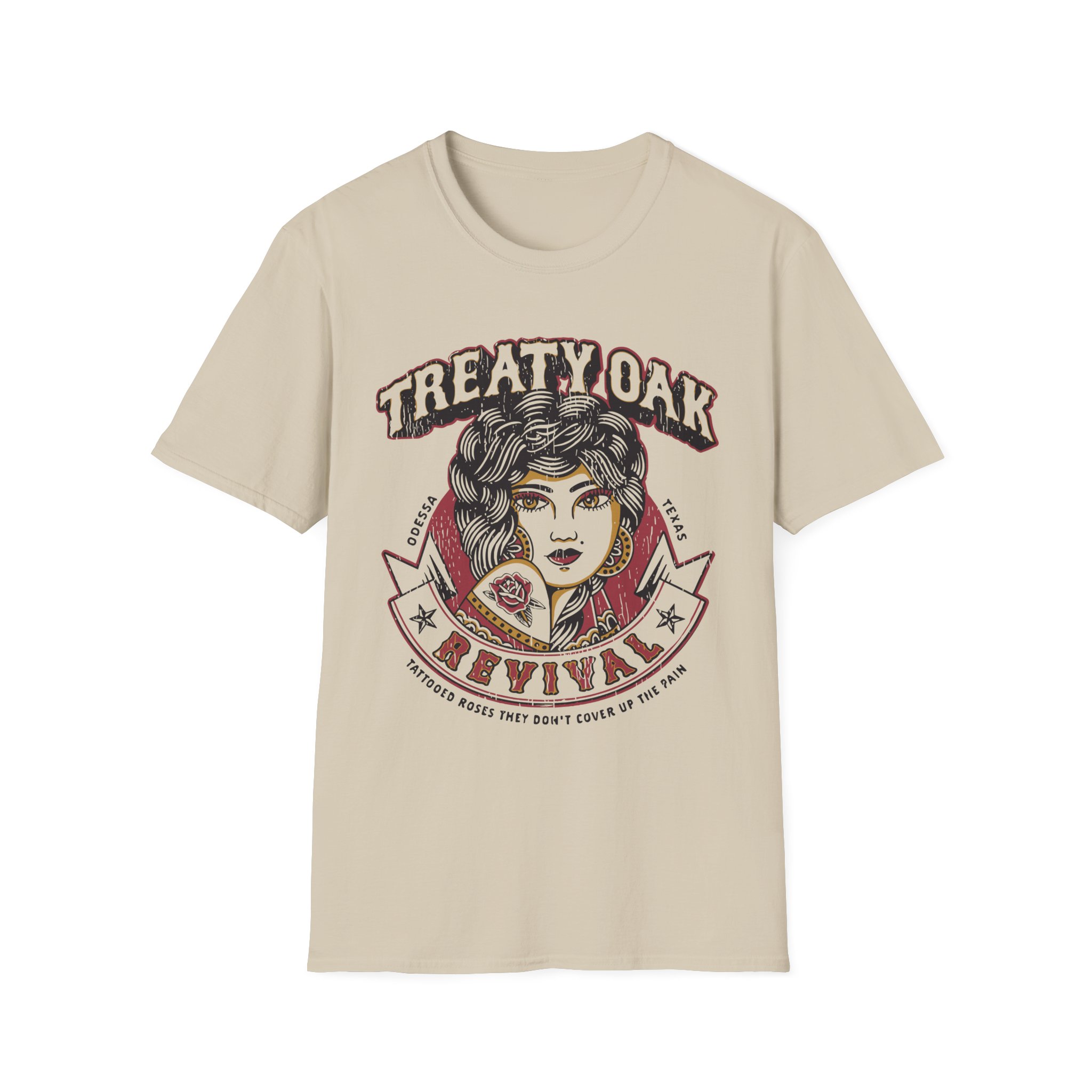 Treaty Oak Revival Rose Unisex Softstyle T-Shirt