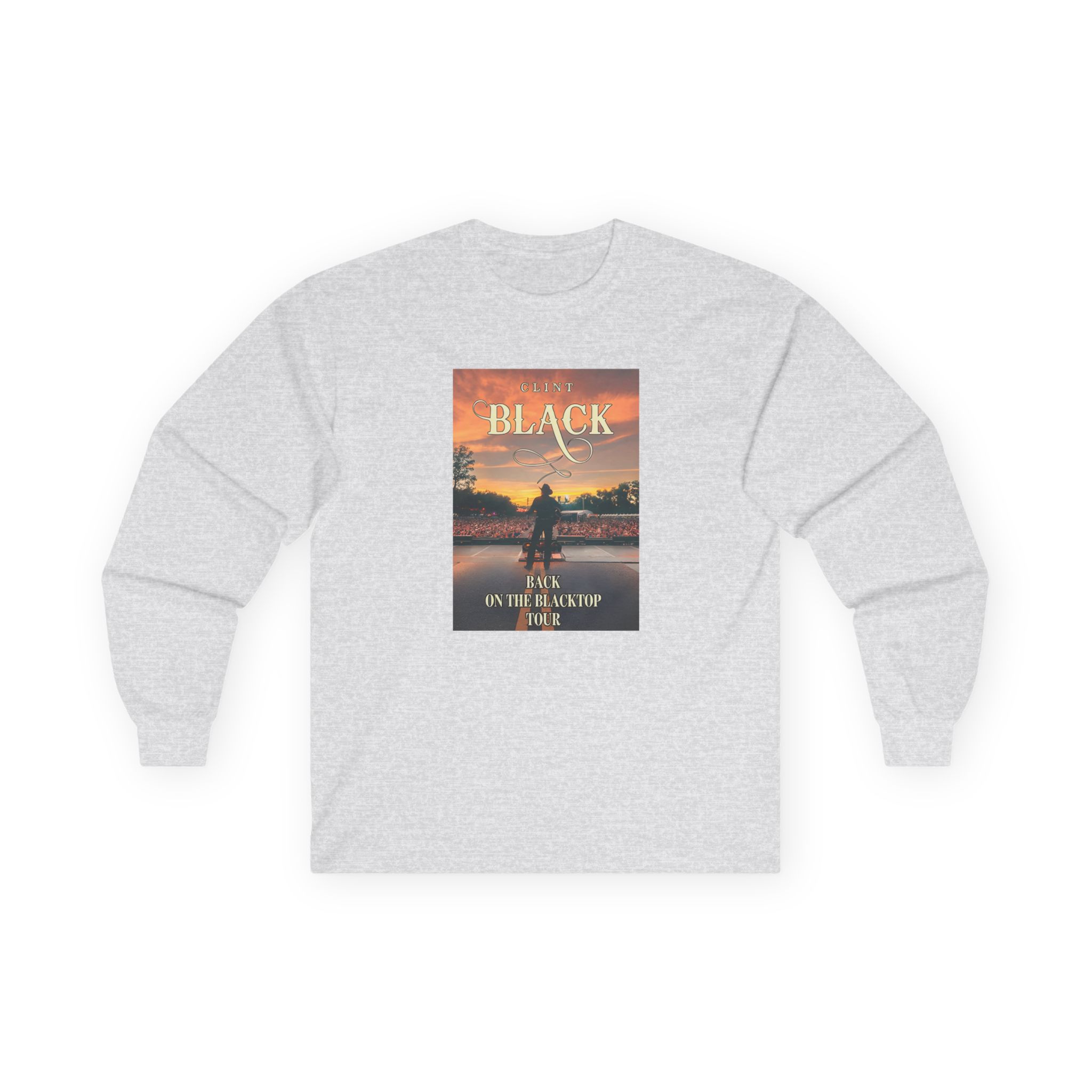 Clint Black Blacktop Unisex Ultra Cotton Long Sleeve Tee