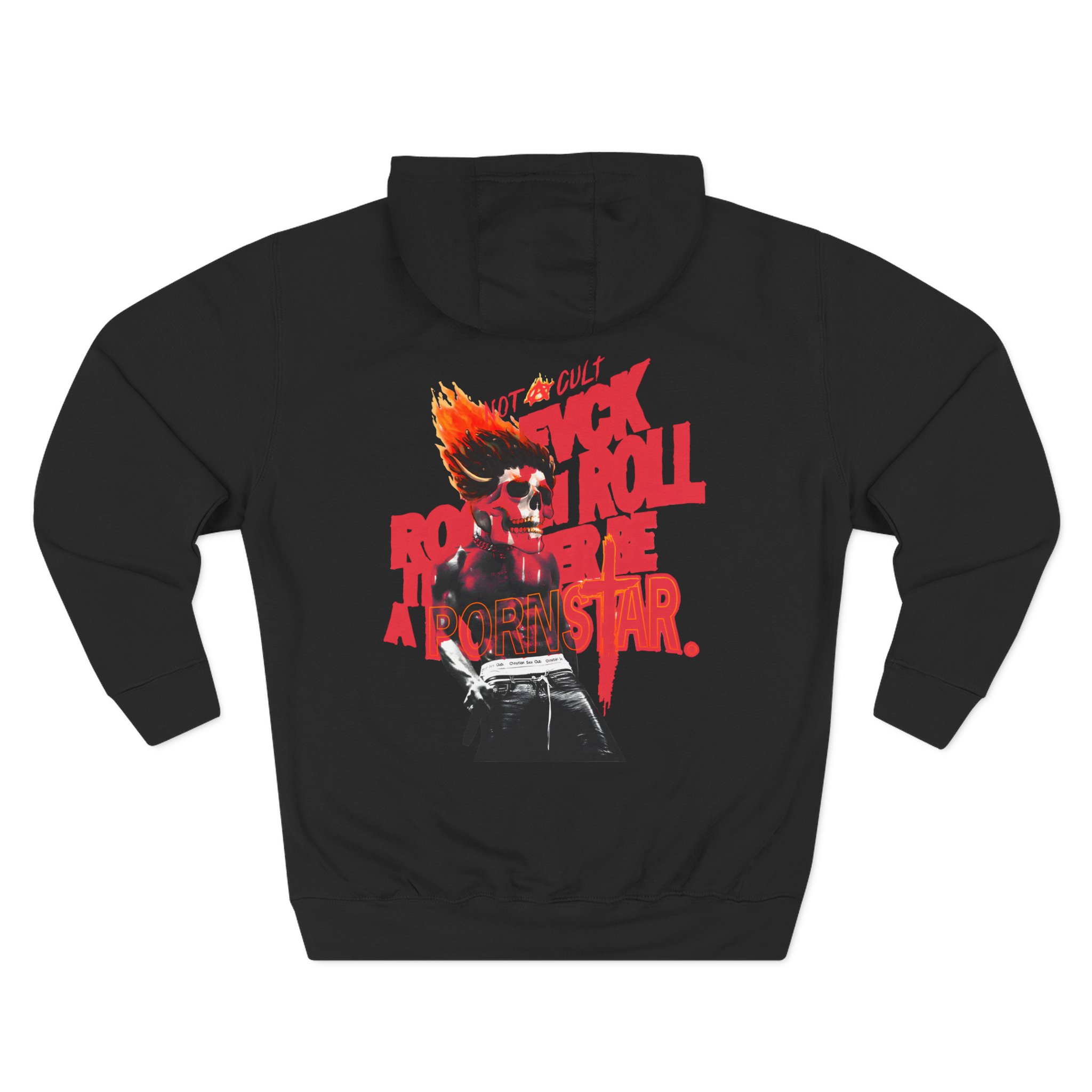 Saint Jhn Fvck Rock and Roll Three-Panel Fleece Hoodie