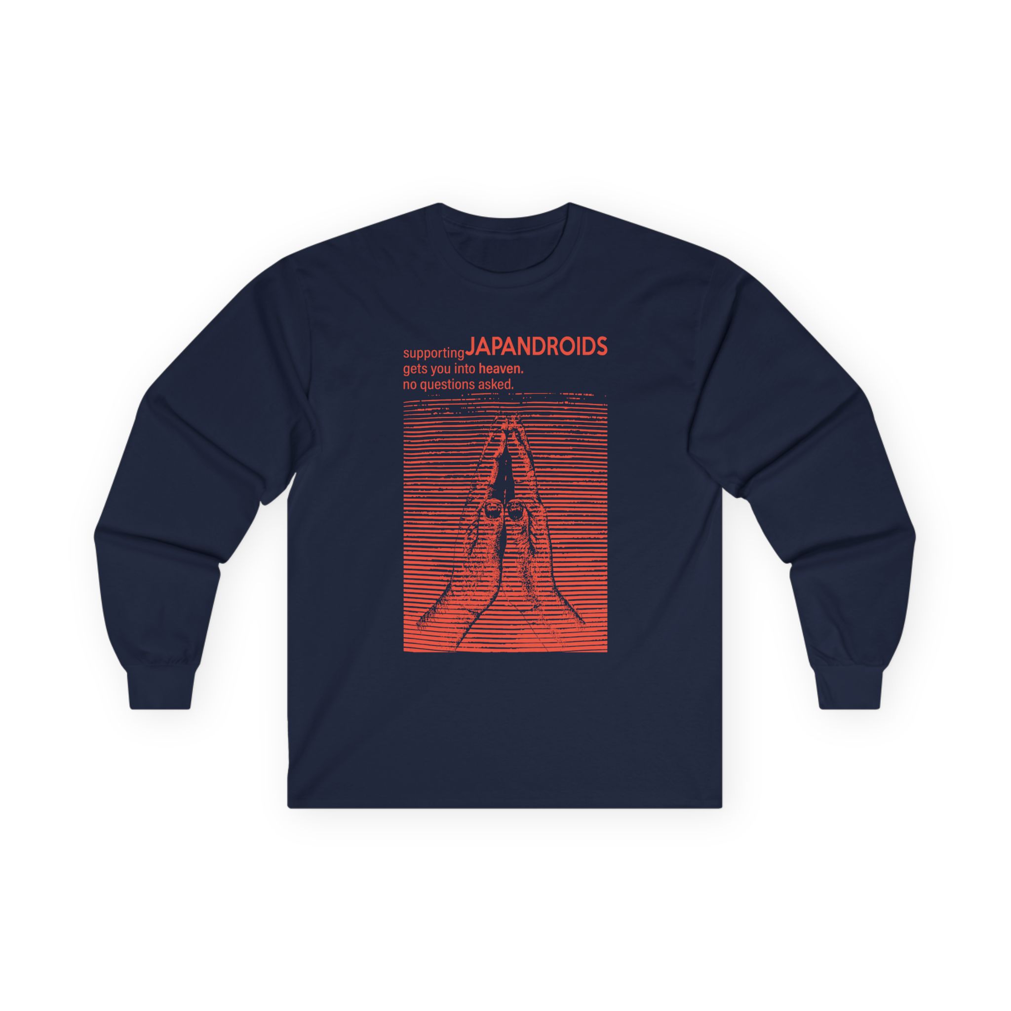 Supporting Japandroids Gets You Into Heaven No Questions Asked Unisex Ultra Cotton Long Sleeve Tee
