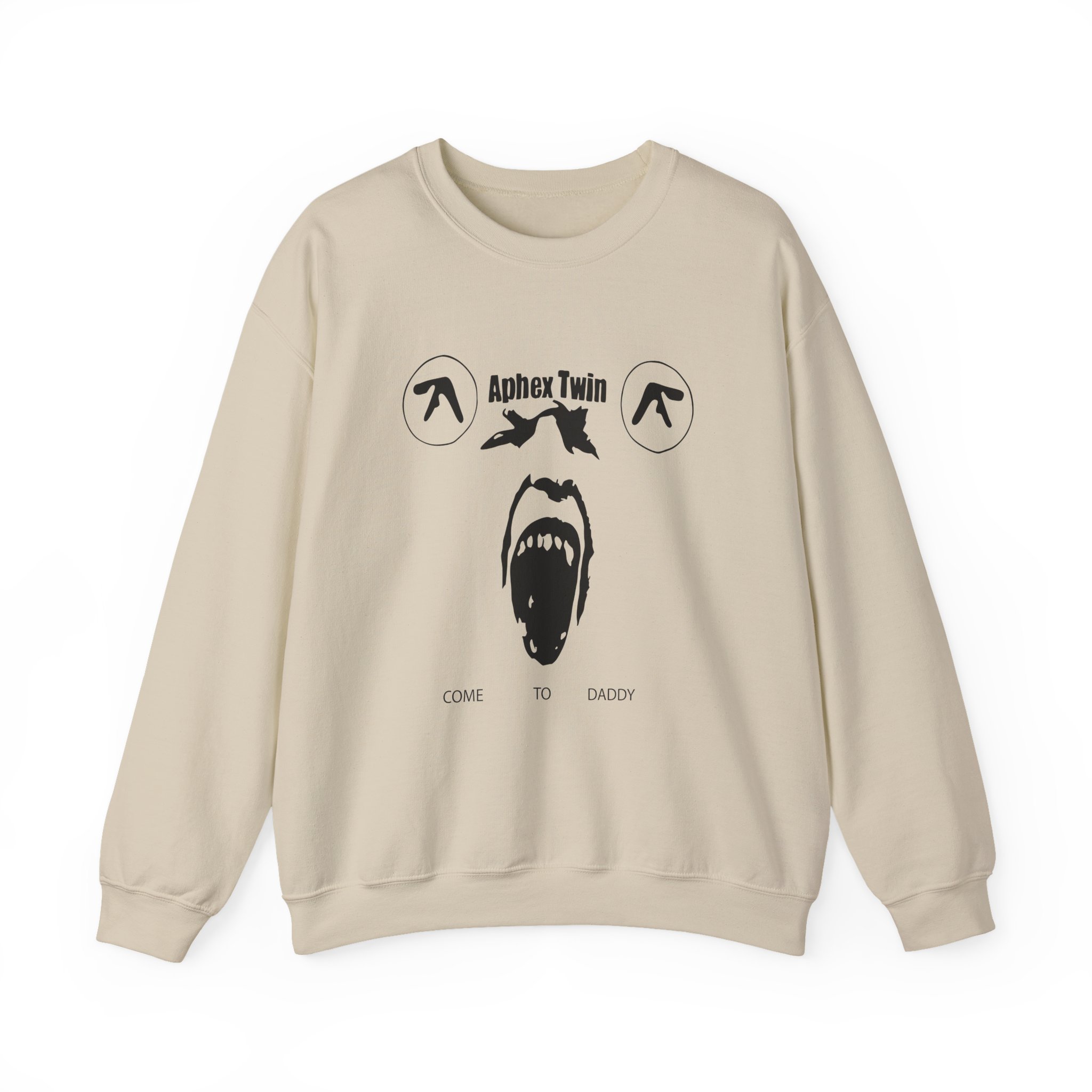 Aphex Twin Come To Daddy Unisex Heavy Blendâ„¢ Crewneck Sweatshirt