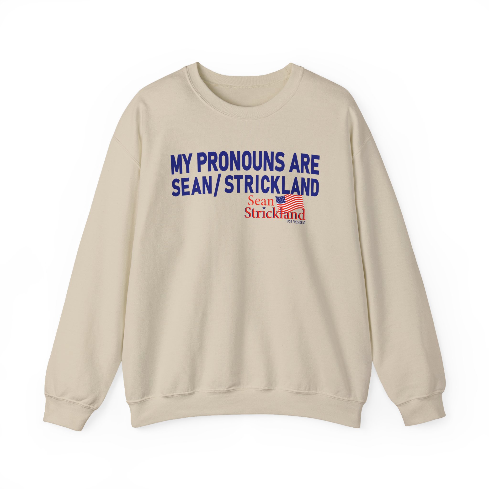 Sean Strickland My Pronouns Are Unisex Heavy Blendâ„¢ Crewneck Sweatshirt