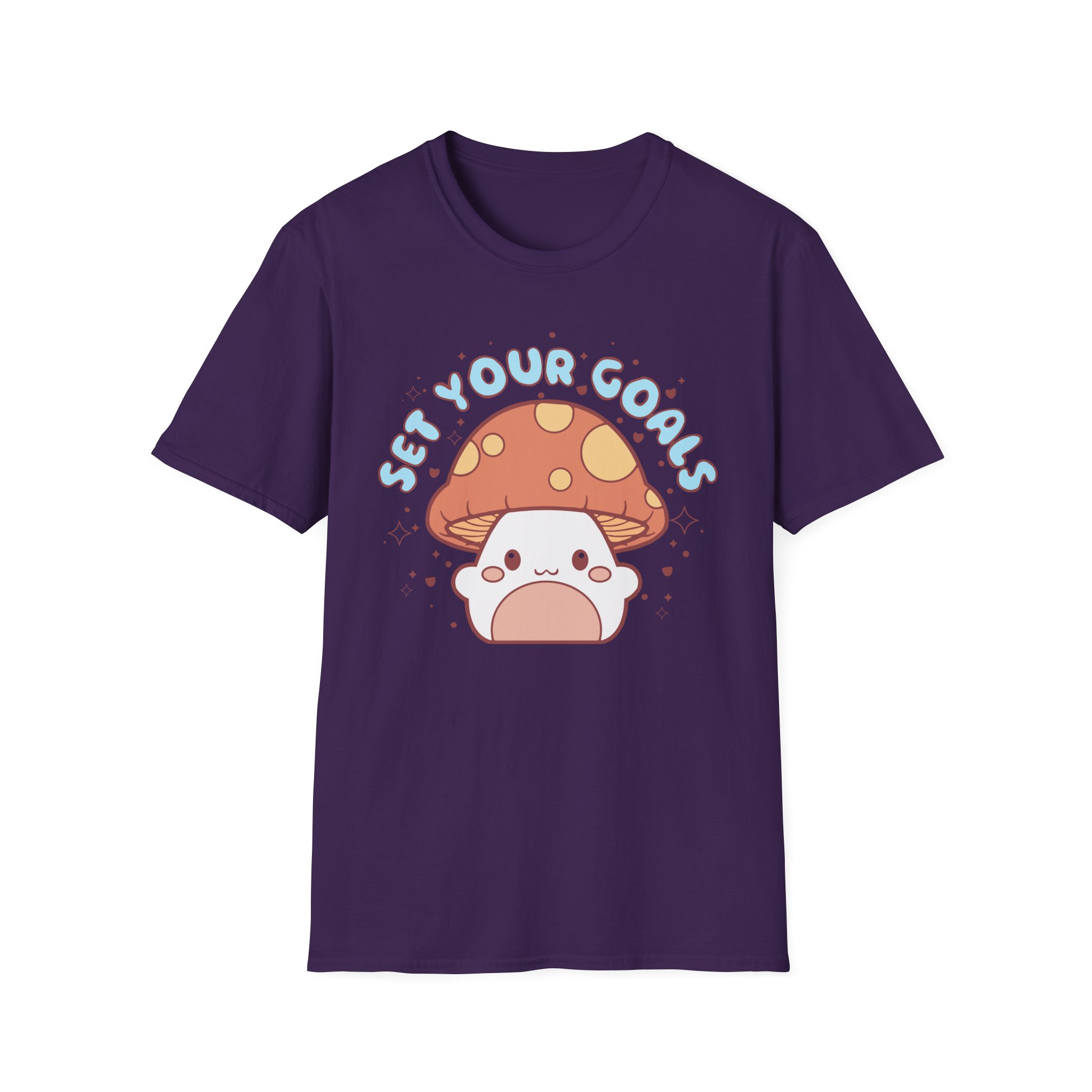 Set Your Goals Shroom Unisex Softstyle T-Shirt
