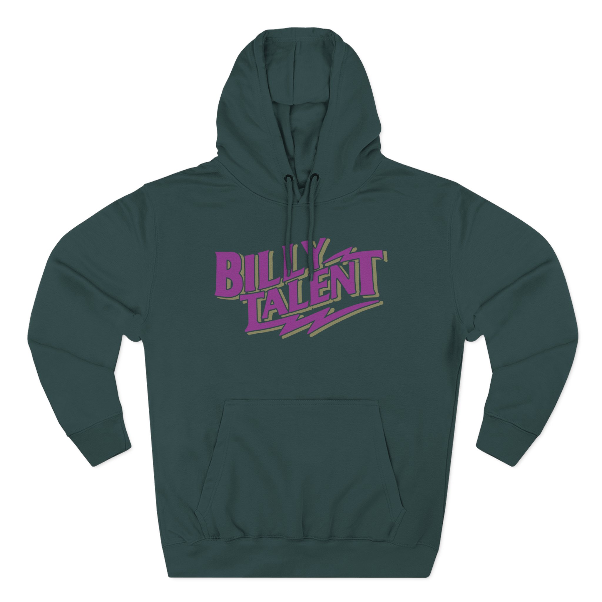 Billy Talent Lightning Logo Three-Panel Fleece Hoodie
