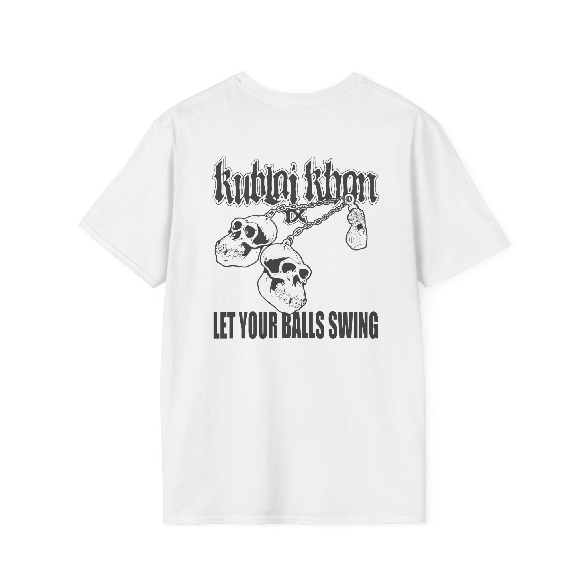 Kublai Khan - Let Your Balls Swing Unisex Softstyle T-Shirt