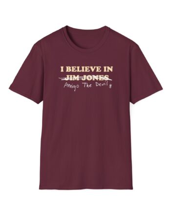 Amigo The Devil I Believe In Jim Jones Unisex Softstyle T-Shirt