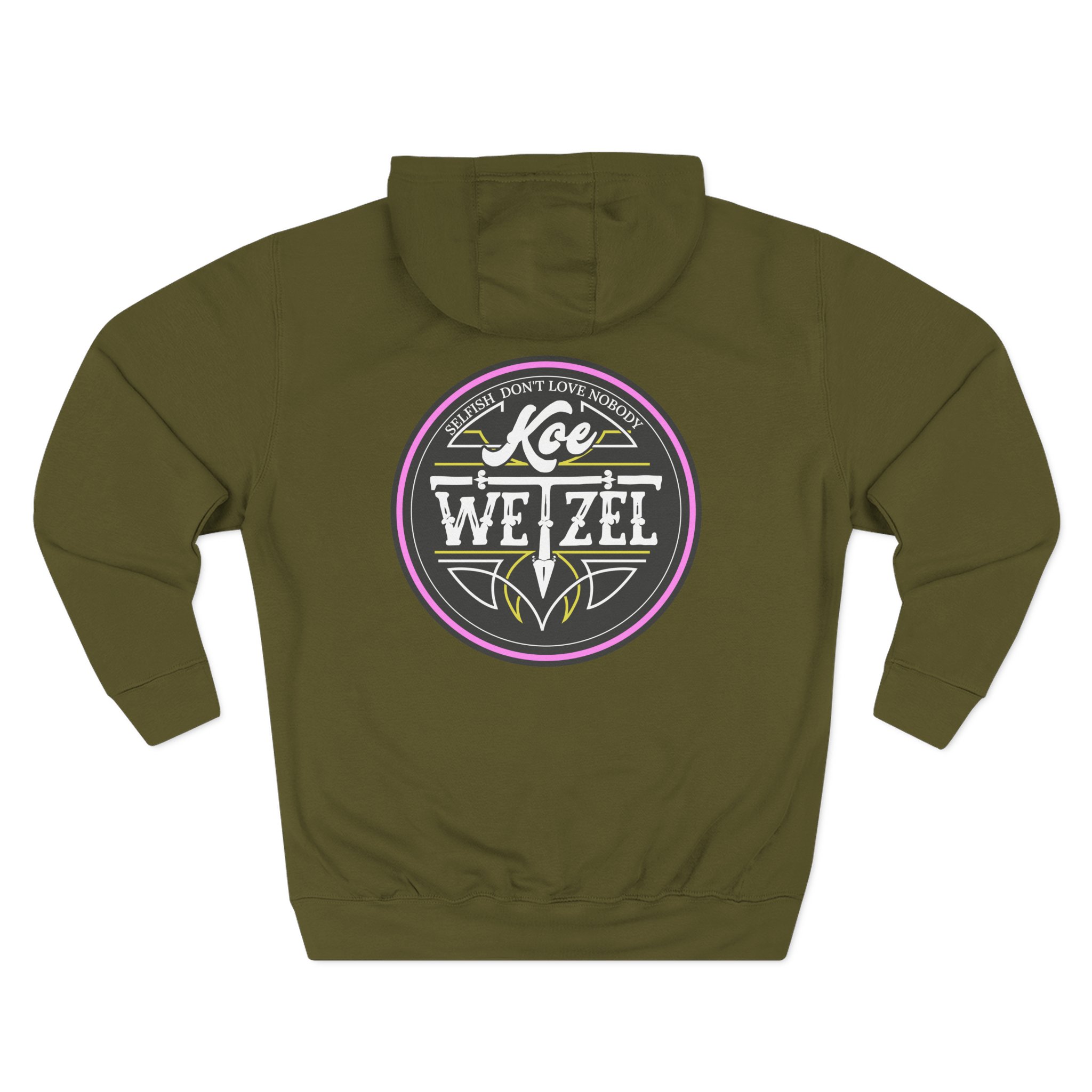 Koe Wetzel Three-Panel Fleece Hoodie