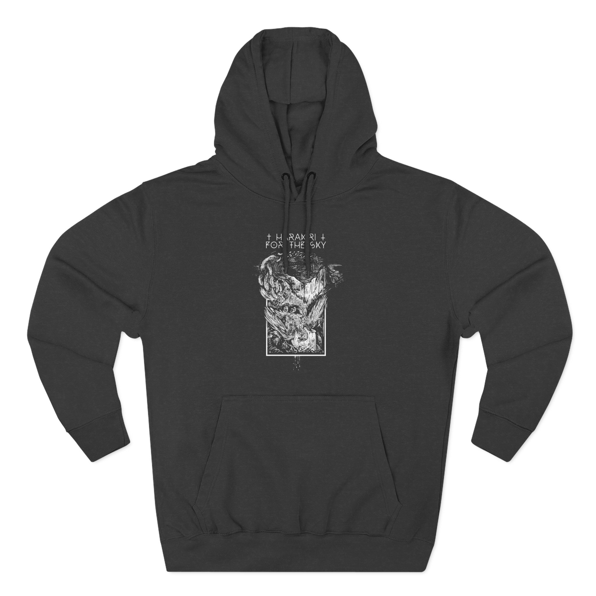 Harakiri for the Sky Dead Vulture Three-Panel Fleece Hoodie
